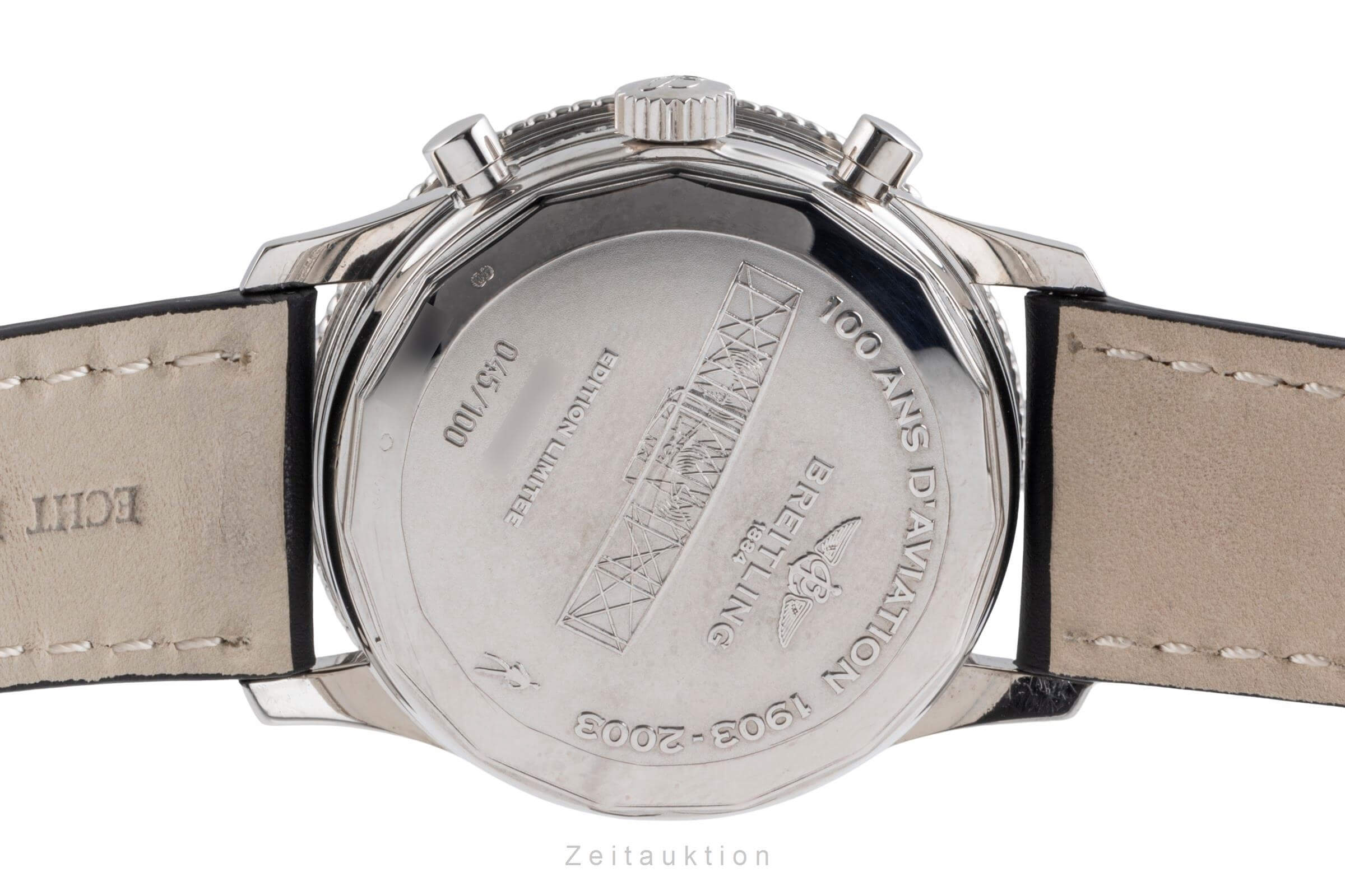 Breitling Montbrillant chronograph 18 ct white gold automatic men's watch J35330 Limited  [2500978] - Image 10