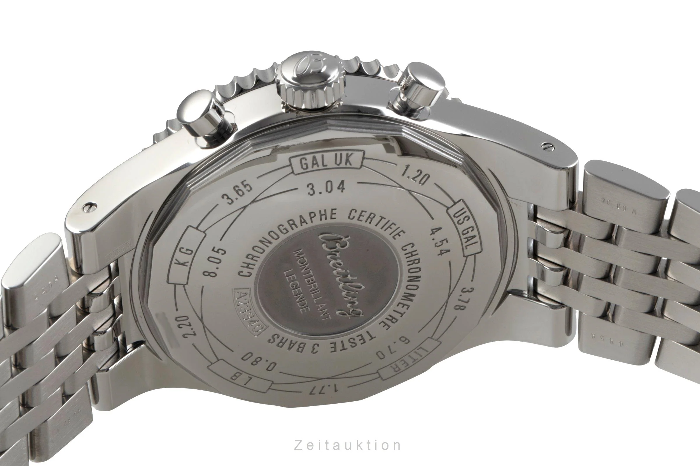 Breitling Montbrillant chronograph steel automatic men's watch A23340  [2406503] - Image 11