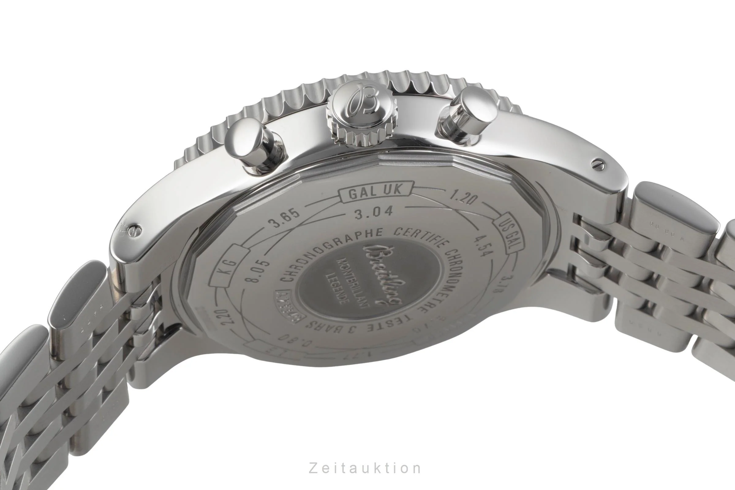Breitling Montbrillant chronograph steel automatic men's watch A23340  [2406503] - Image 12