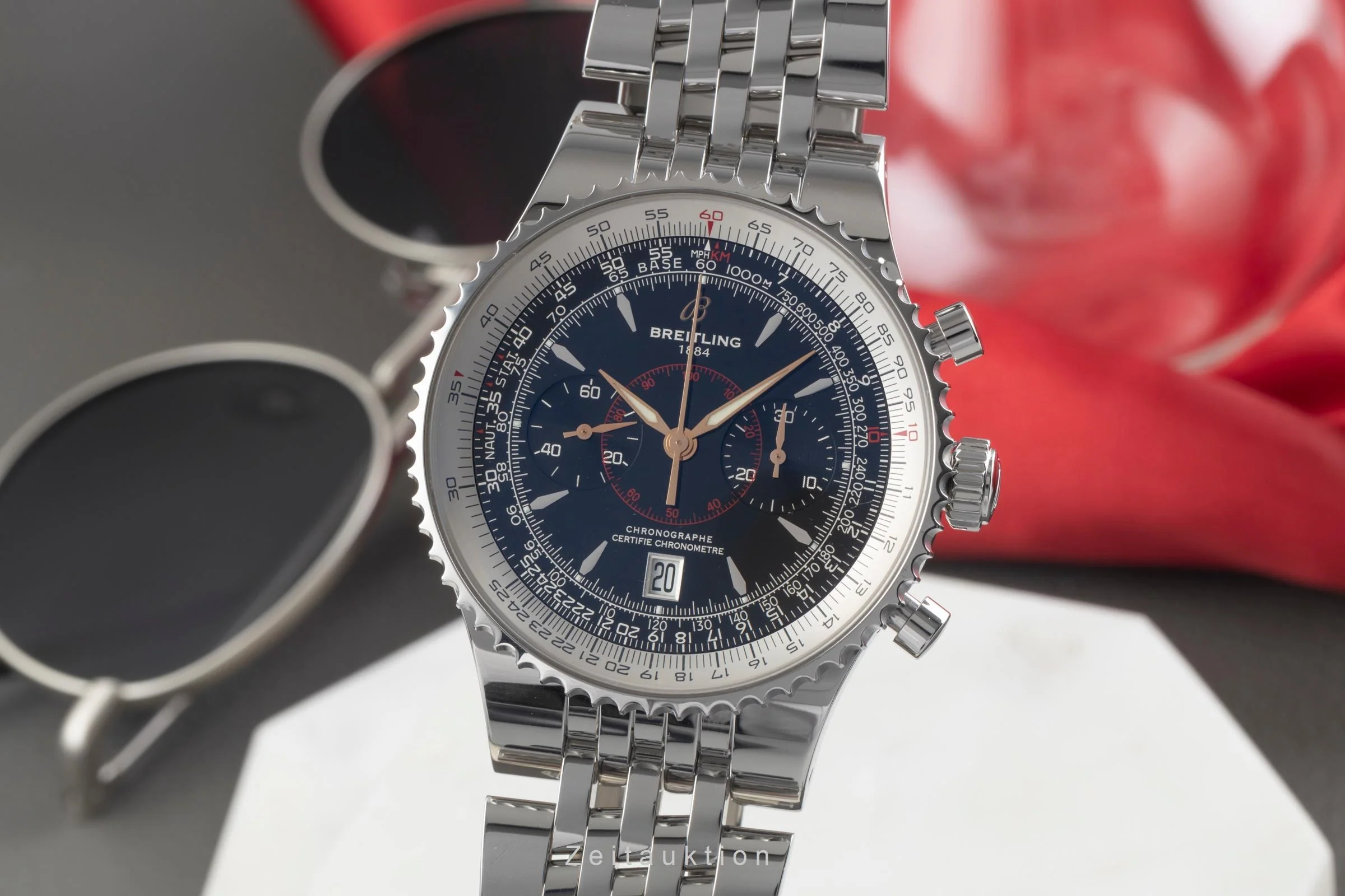 Breitling Montbrillant chronograph steel automatic men's watch A23340  [2406503] - Image 2