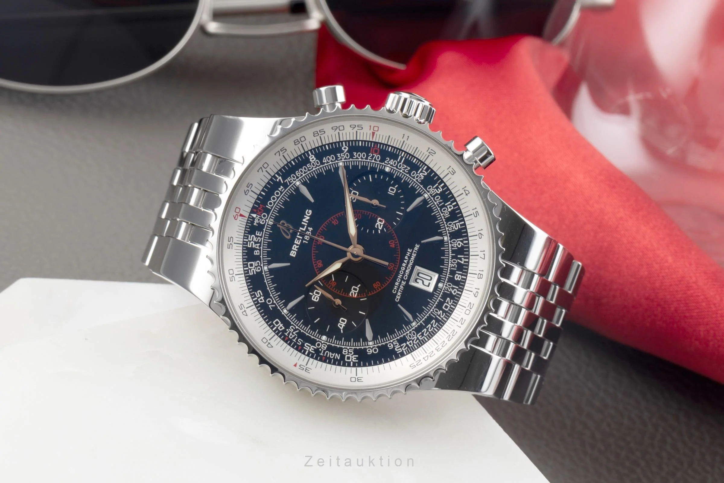 Breitling Montbrillant chronograph steel automatic men's watch A23340  [2406503] - Image 3