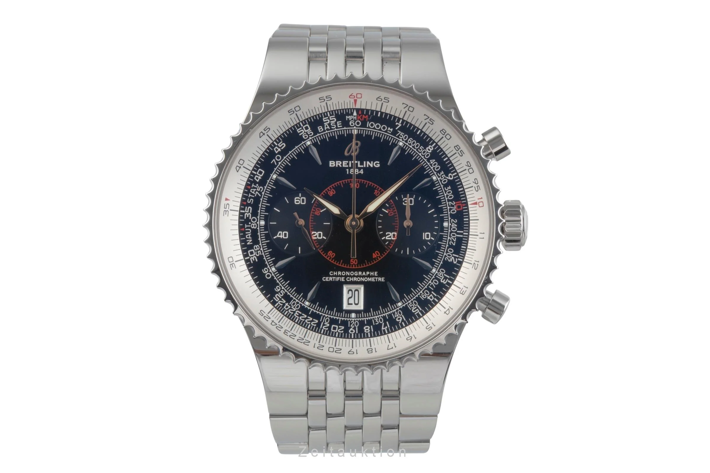 Breitling Montbrillant chronograph steel automatic men's watch A23340  [2406503] - Image 5