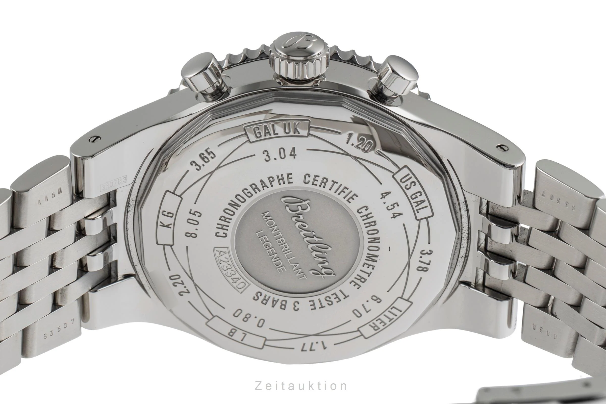 Breitling Montbrillant chronograph steel automatic men's watch A23340  [2503200] - Image 11