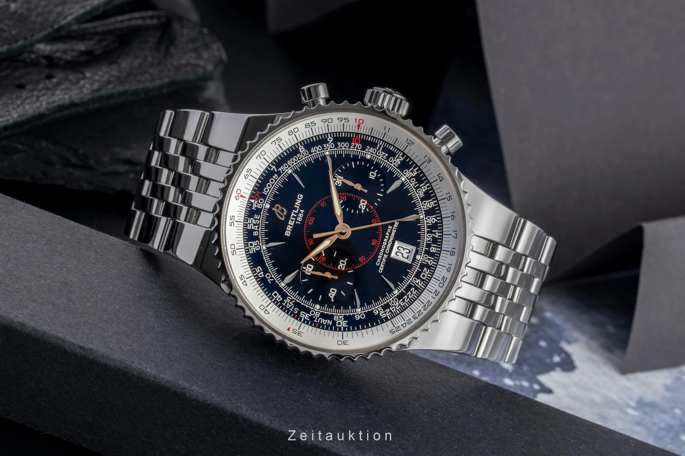 Breitling Montbrillant chronograph steel automatic men's watch A23340  [2503200] - Image 3
