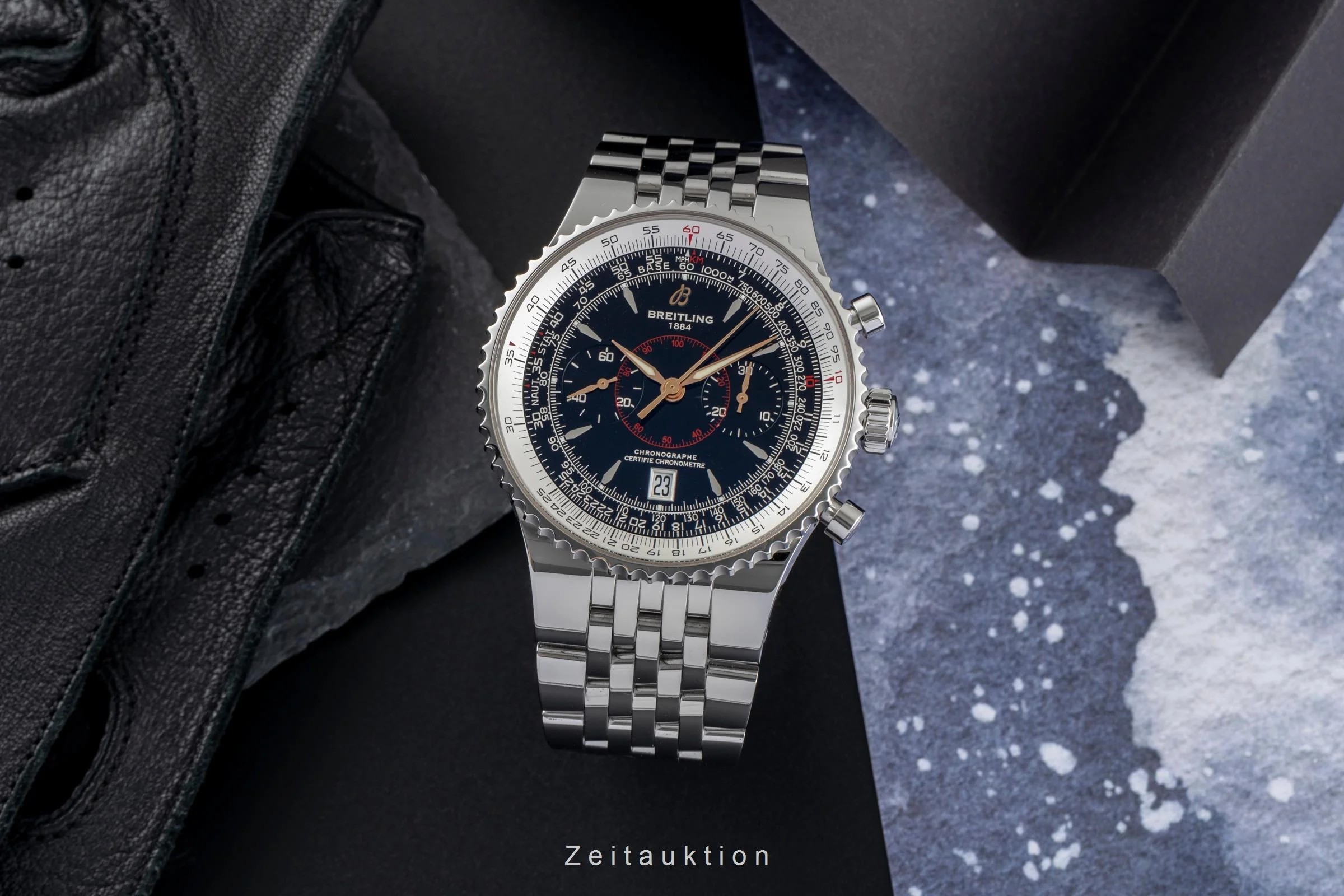 Breitling Montbrillant chronograph steel automatic men's watch A23340  [2503200] - Image 4