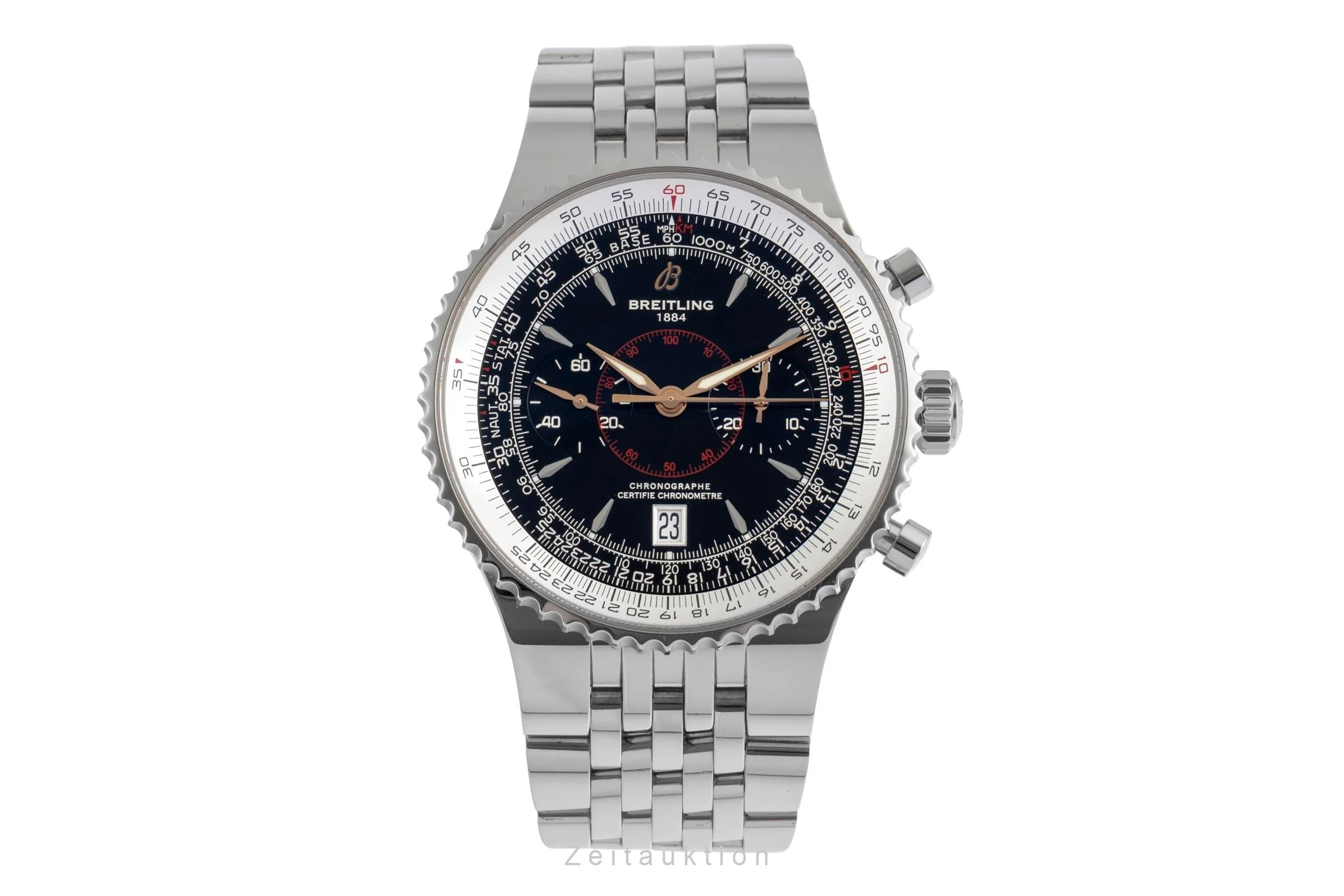 Breitling Montbrillant chronograph steel automatic men's watch A23340  [2503200] - Image 5