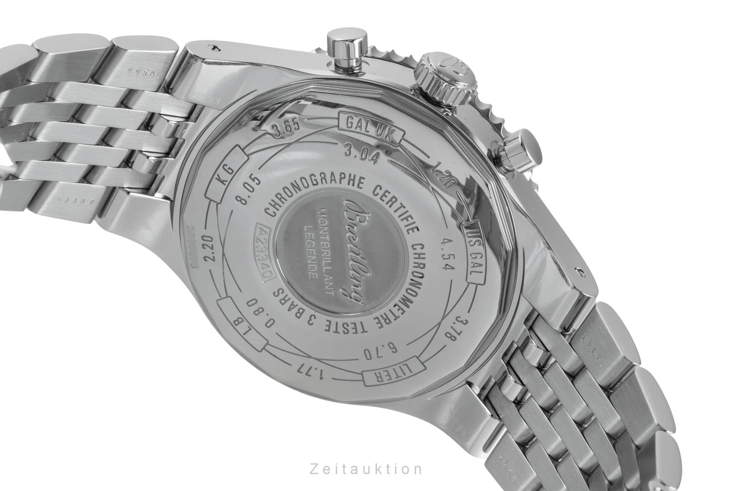 Breitling Montbrillant chronograph steel automatic men's watch A23340  [2600669] - Image 14