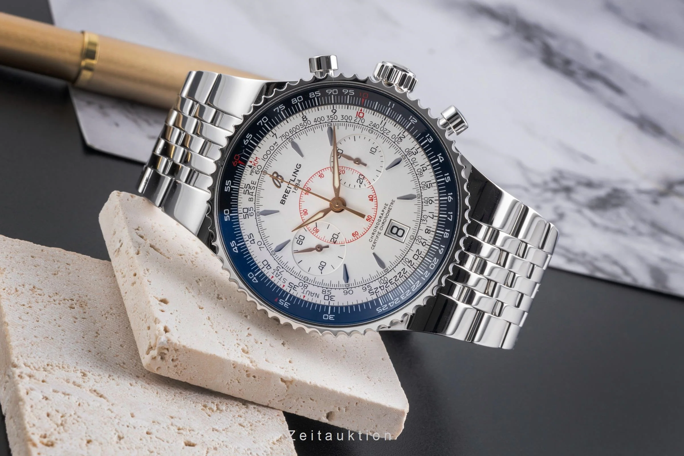 Breitling Montbrillant chronograph steel automatic men's watch A23340  [2600669] - Image 3