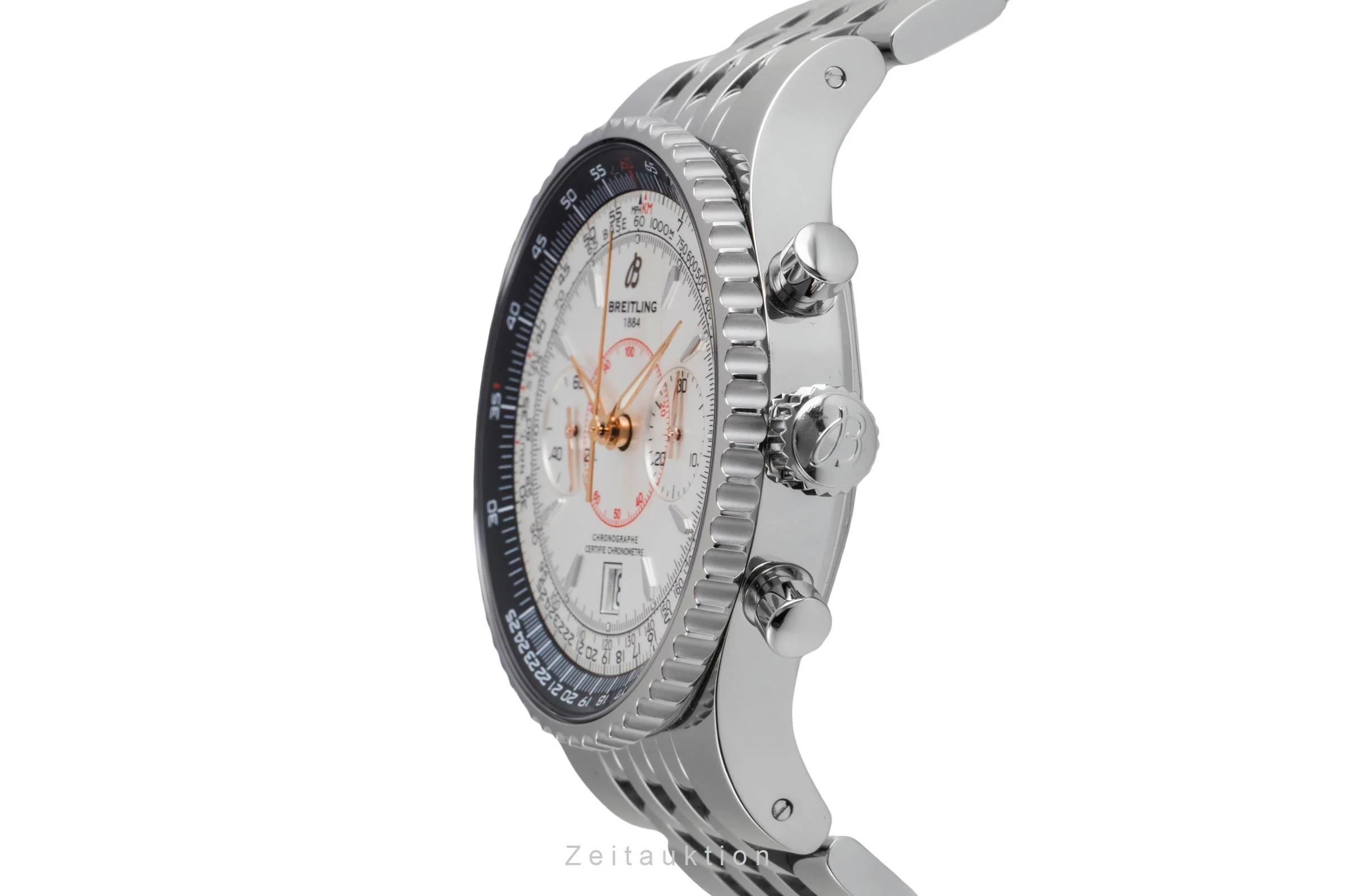 Breitling Montbrillant chronograph steel automatic men's watch A23340  [2600669] - Image 7