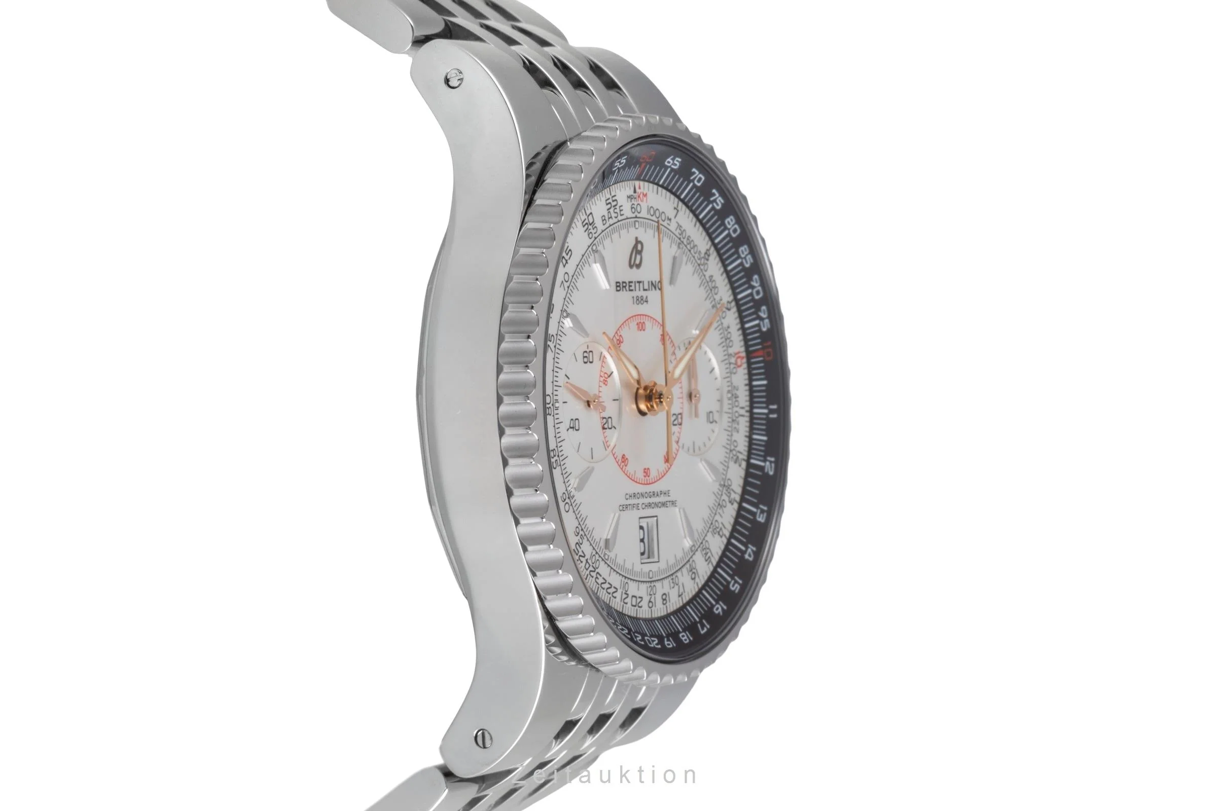 Breitling Montbrillant chronograph steel automatic men's watch A23340  [2600669] - Image 8