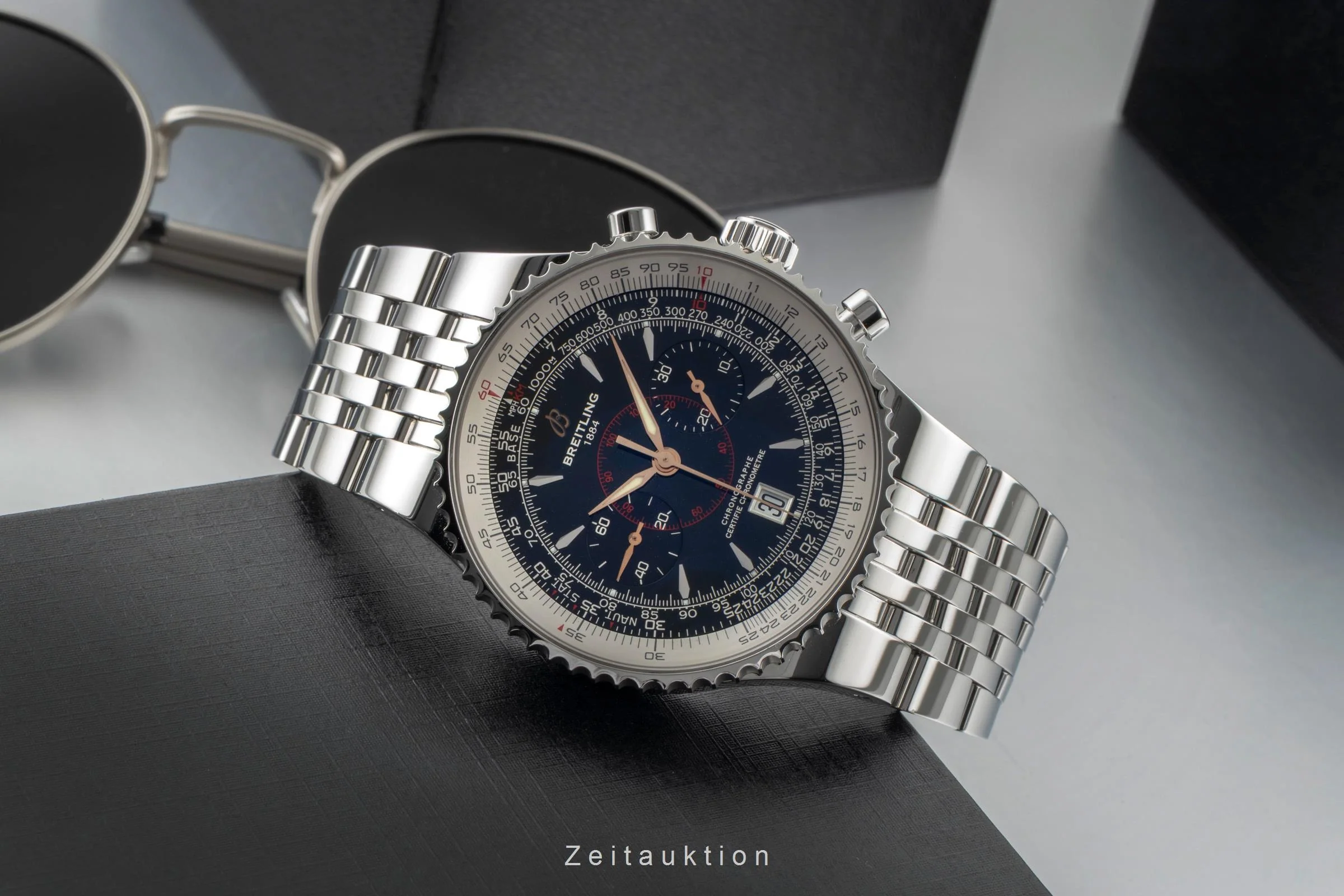 Breitling Montbrillant chronograph steel automatic men's watch A23340  [2600955] - Image 3