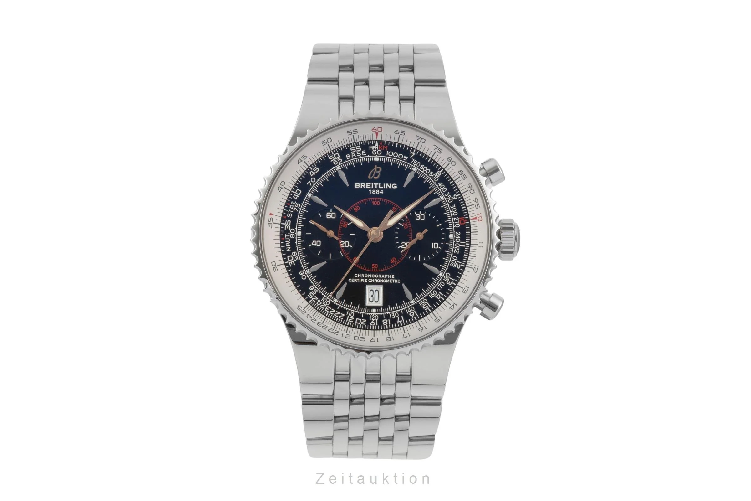 Breitling Montbrillant chronograph steel automatic men's watch A23340  [2600955] - Image 5