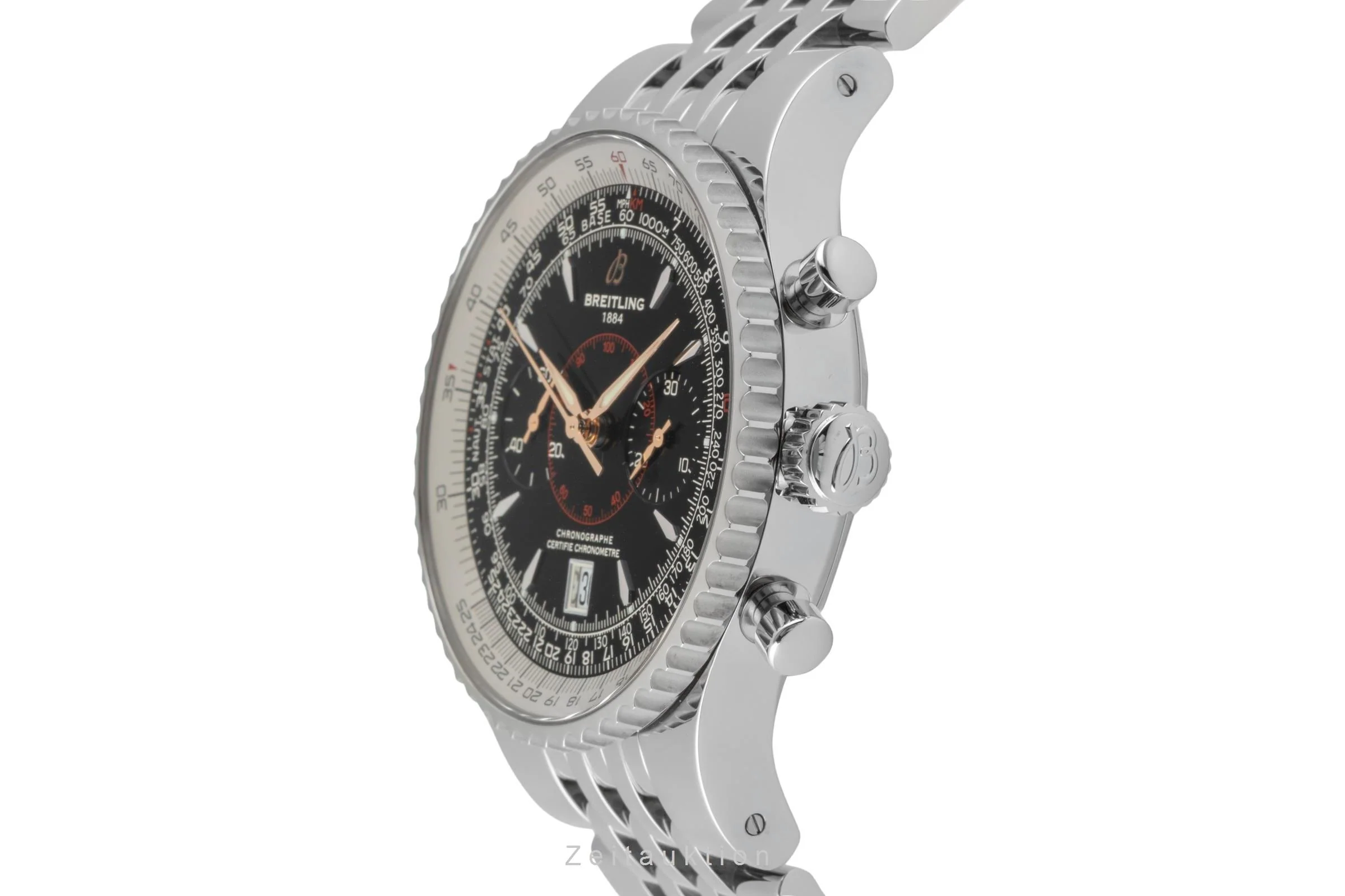 Breitling Montbrillant chronograph steel automatic men's watch A23340  [2600955] - Image 7