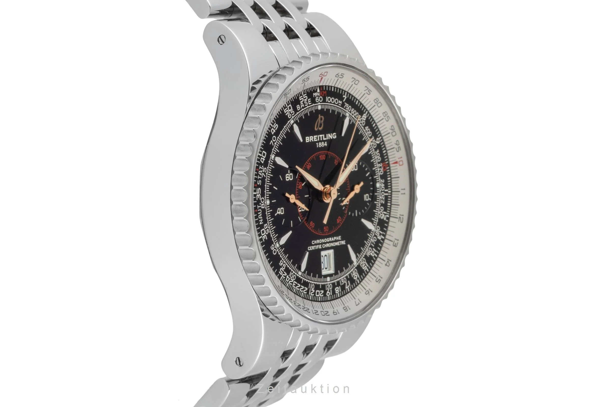 Breitling Montbrillant chronograph steel automatic men's watch A23340  [2600955] - Image 8