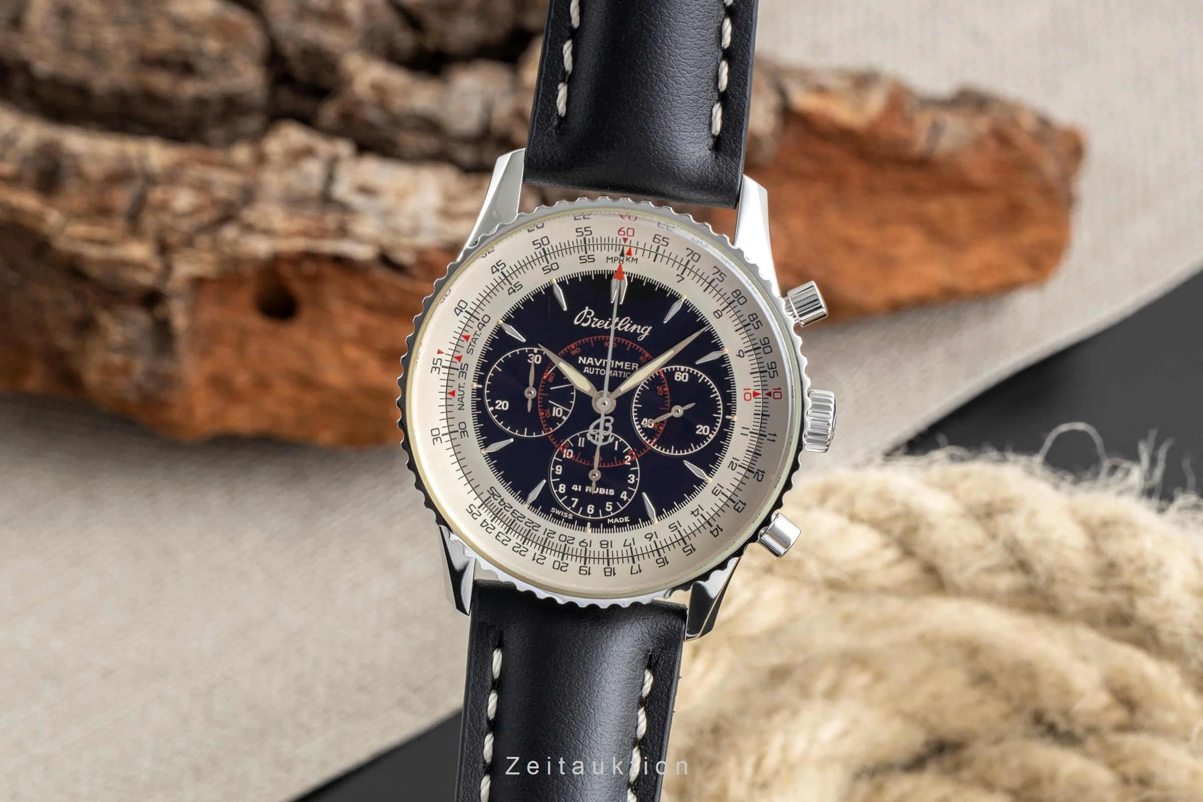 Breitling Montbrillant chronograph steel automatic men's watch A30030.4  [2502420] - Image 2