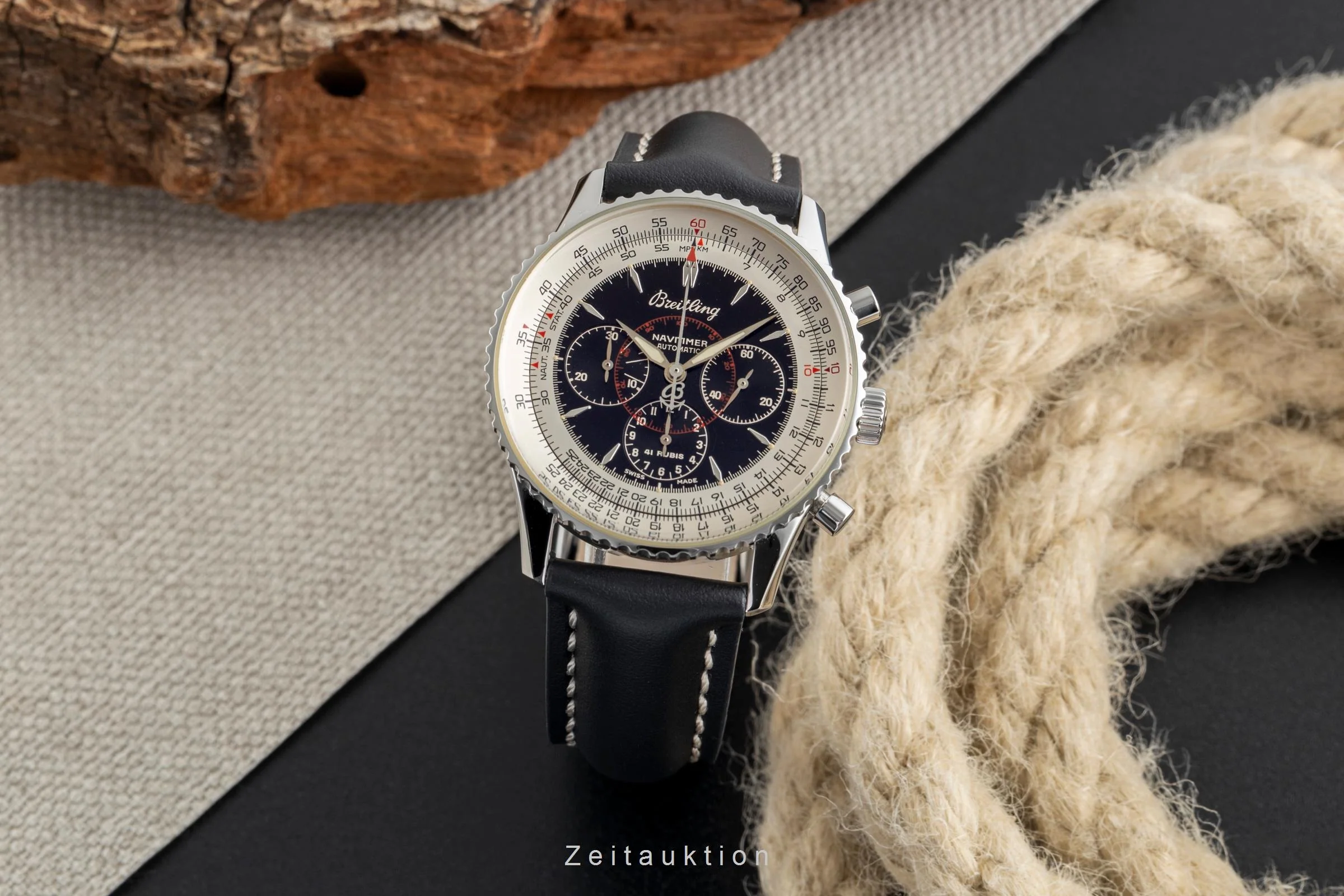 Breitling Montbrillant chronograph steel automatic men's watch A30030.4  [2502420] - Image 4
