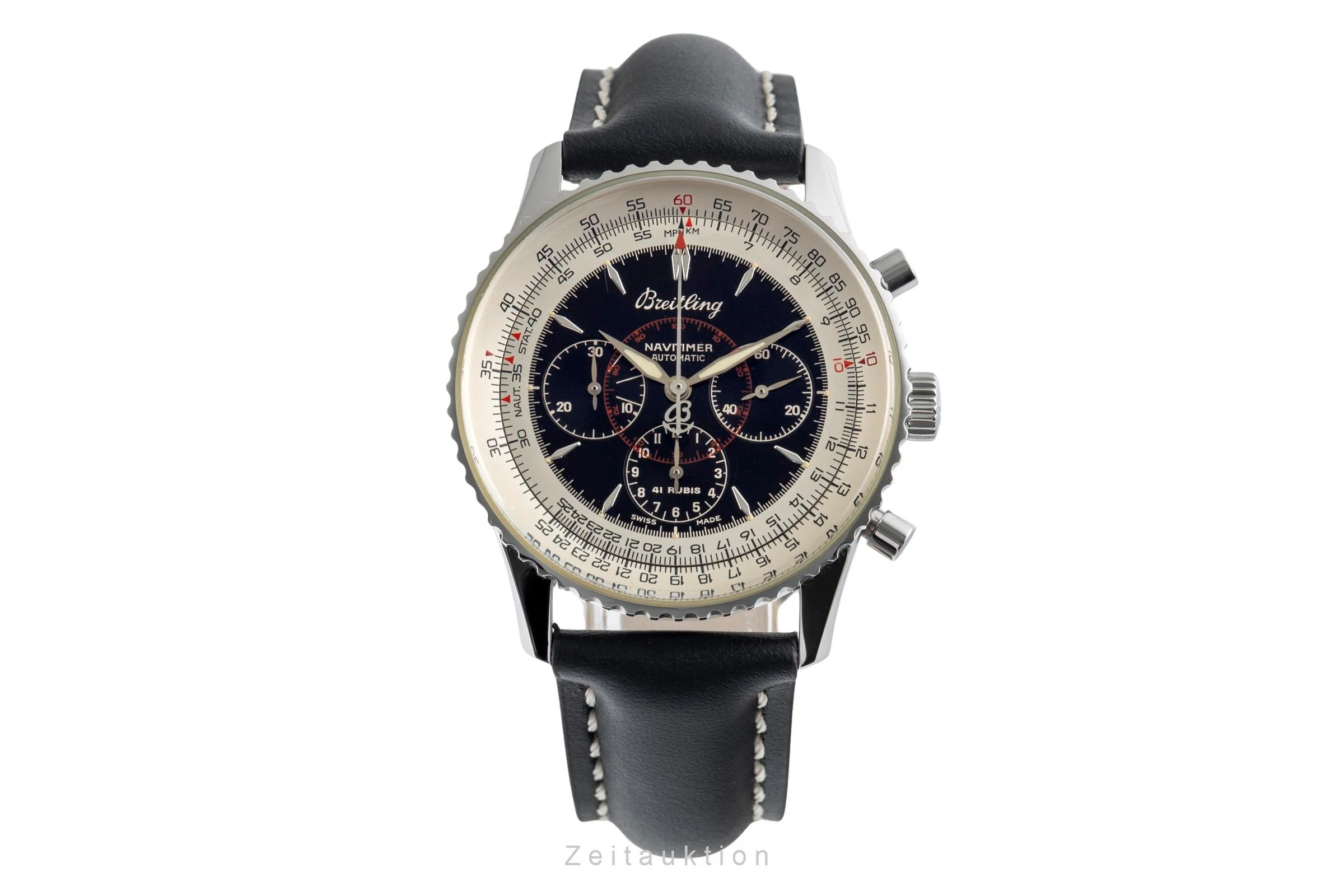 Breitling Montbrillant chronograph steel automatic men's watch A30030.4  [2502420] - Image 5
