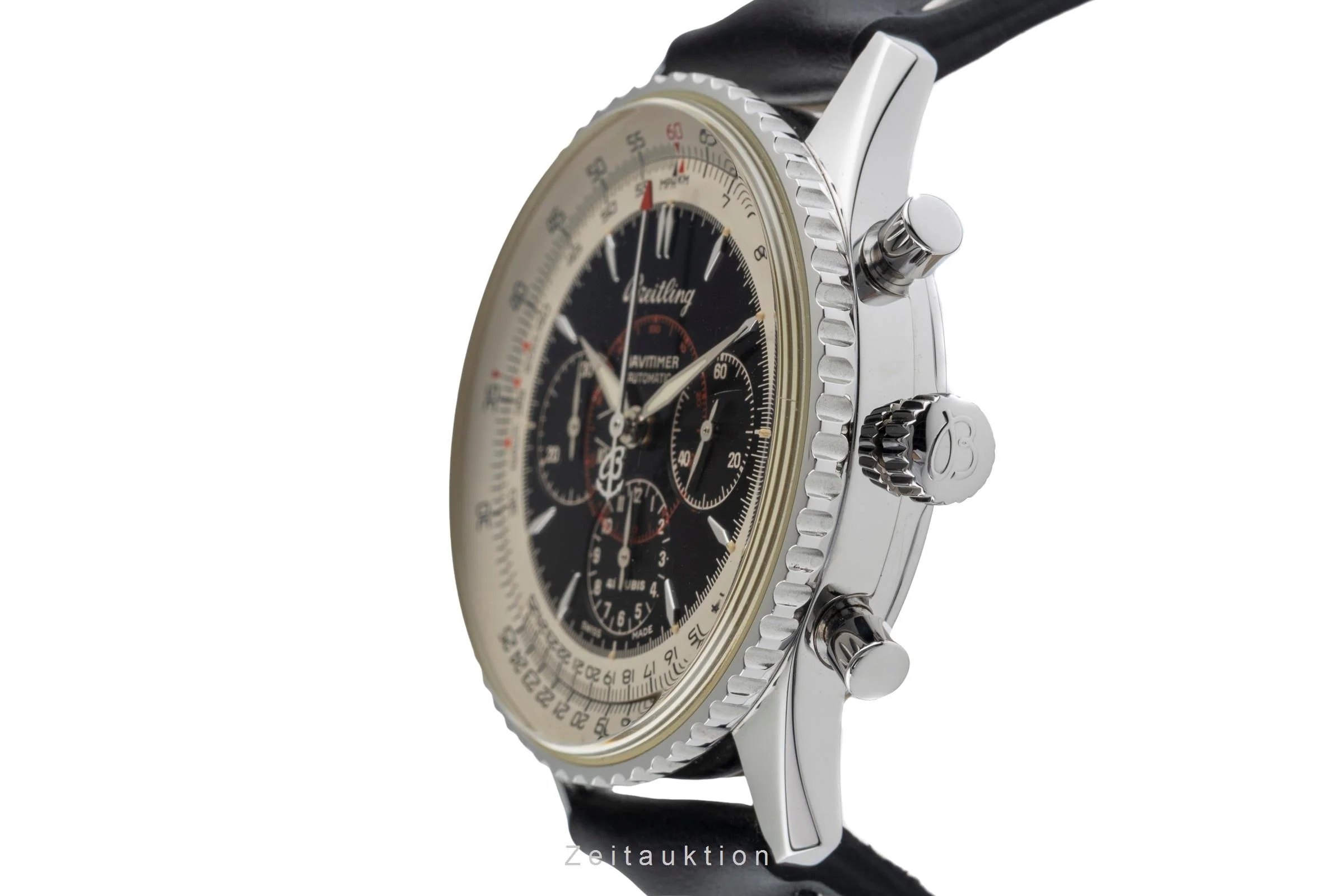 Breitling Montbrillant chronograph steel automatic men's watch A30030.4  [2502420] - Image 7