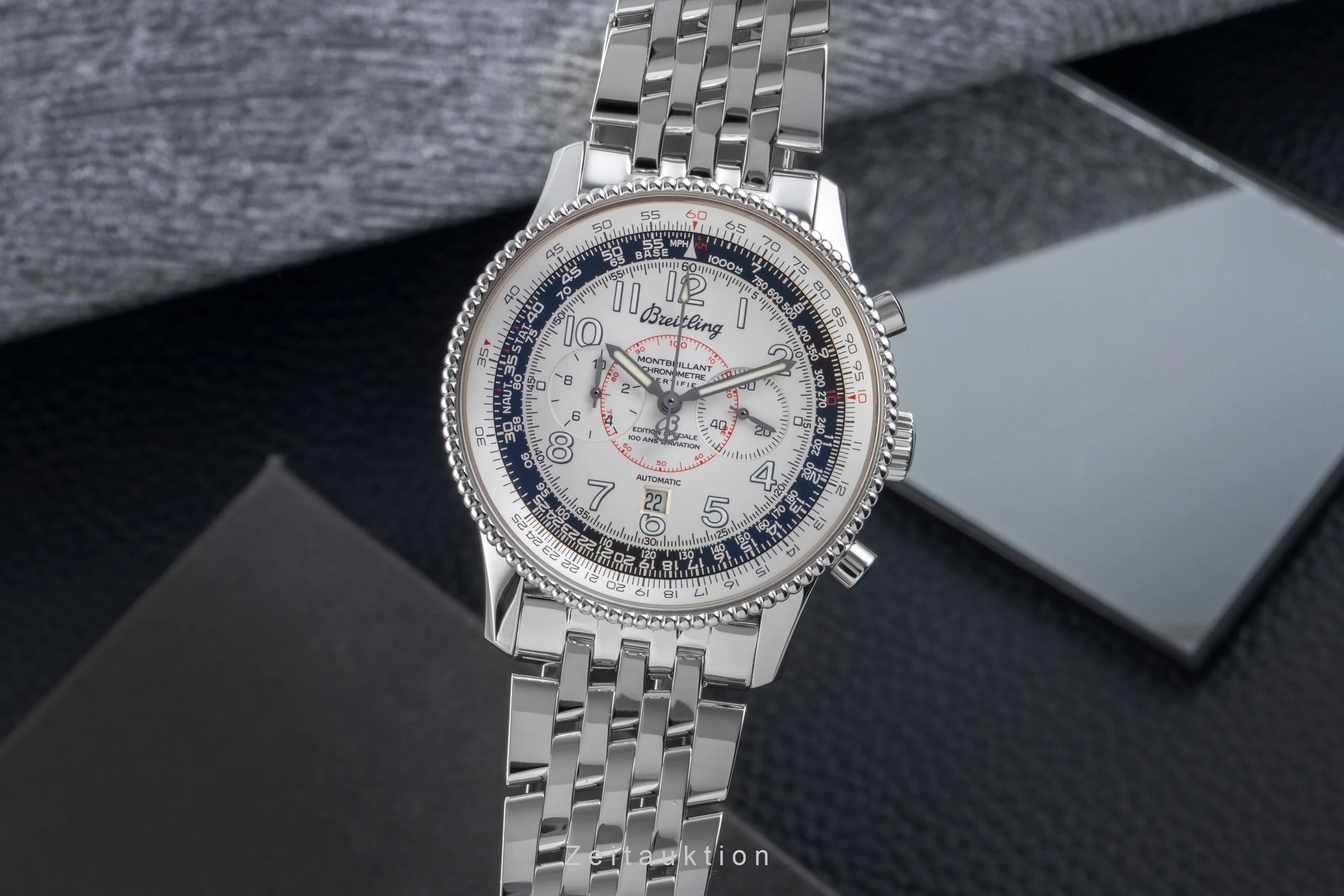 Breitling Montbrillant chronograph steel automatic men's watch A35330  [2507241] - Image 2