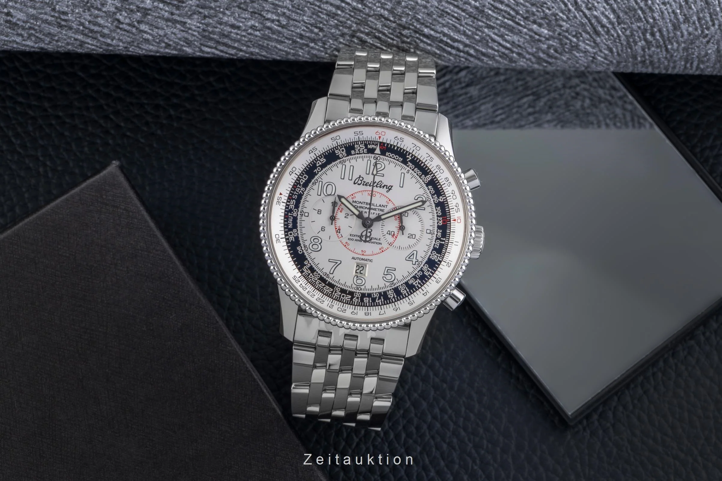 Breitling Montbrillant chronograph steel automatic men's watch A35330  [2507241] - Image 4