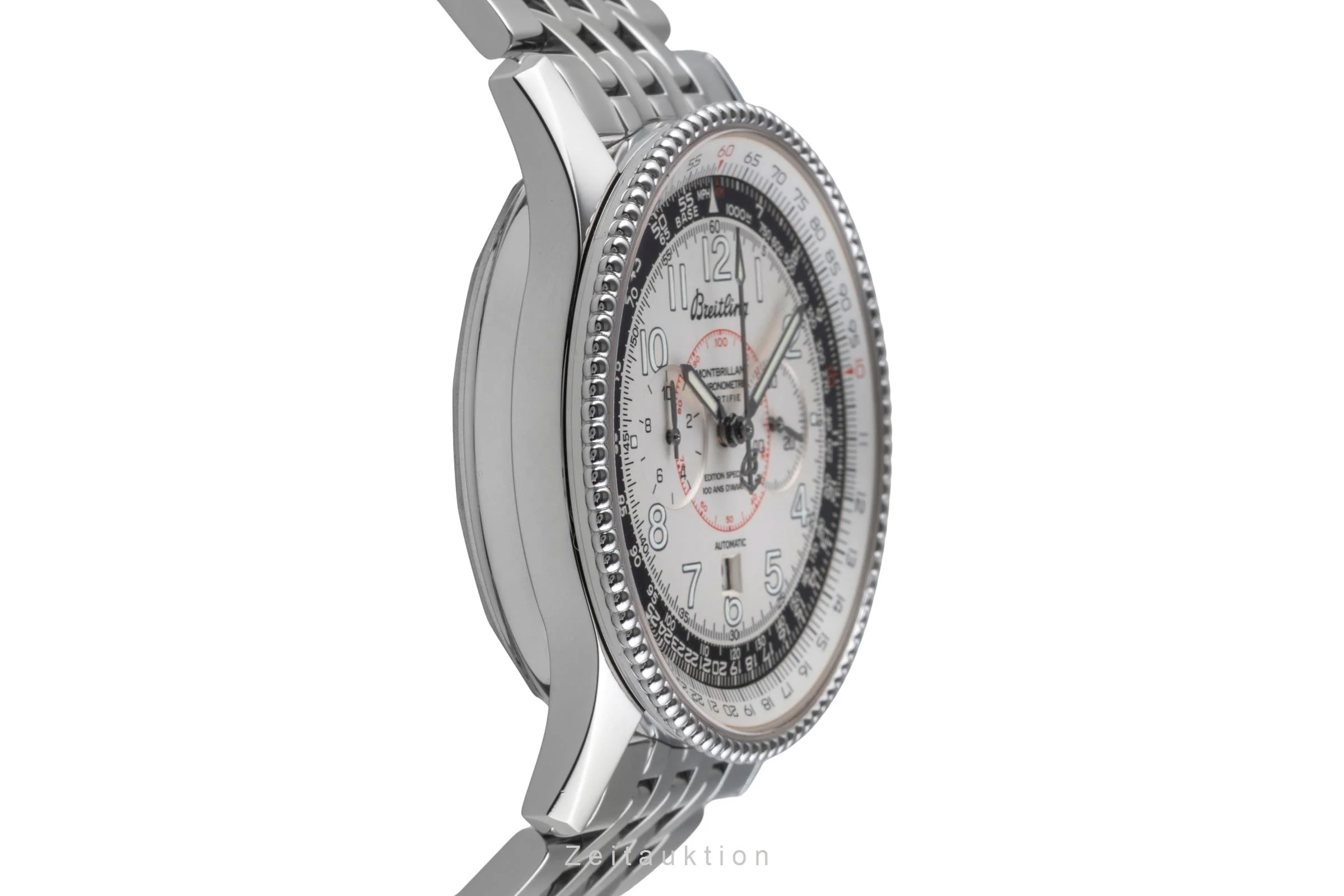 Breitling Montbrillant chronograph steel automatic men's watch A35330  [2507241] - Image 8