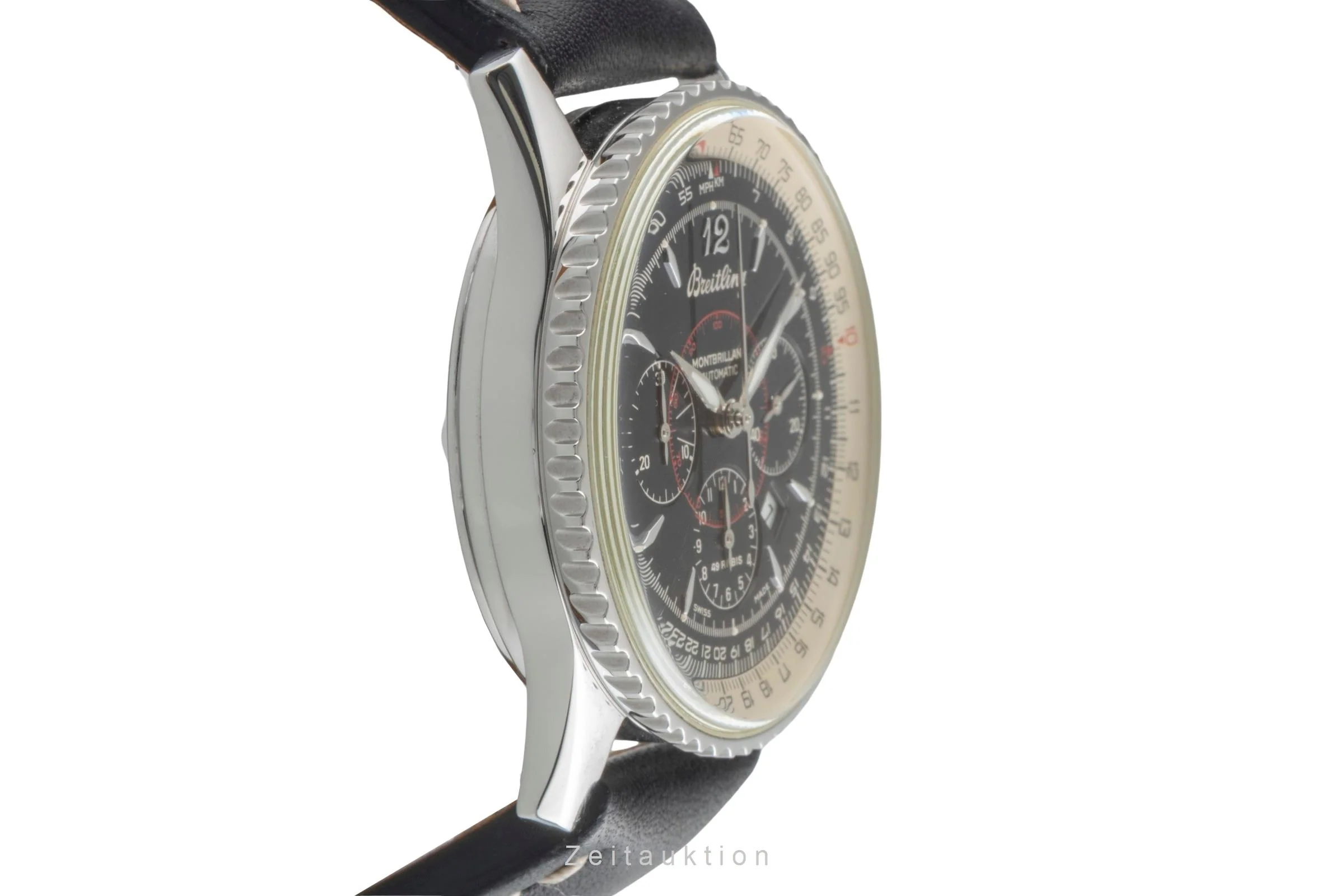 Breitling Montbrillant chronograph steel automatic men's watch A41030  [2505543] - Image 8