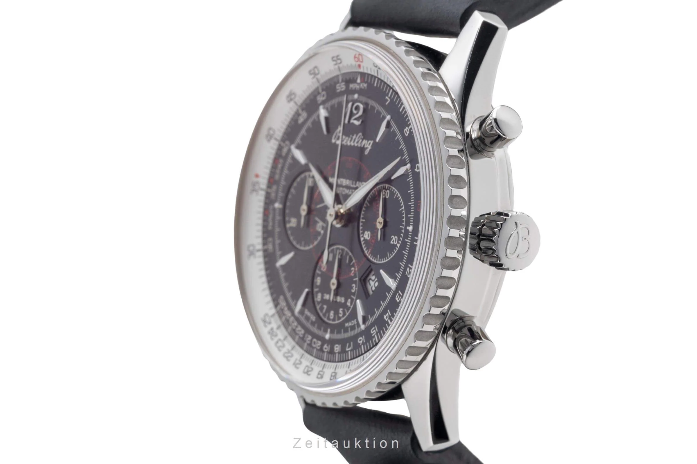 Breitling Montbrillant chronograph steel automatic men's watch A41330  [2501961] - Image 7