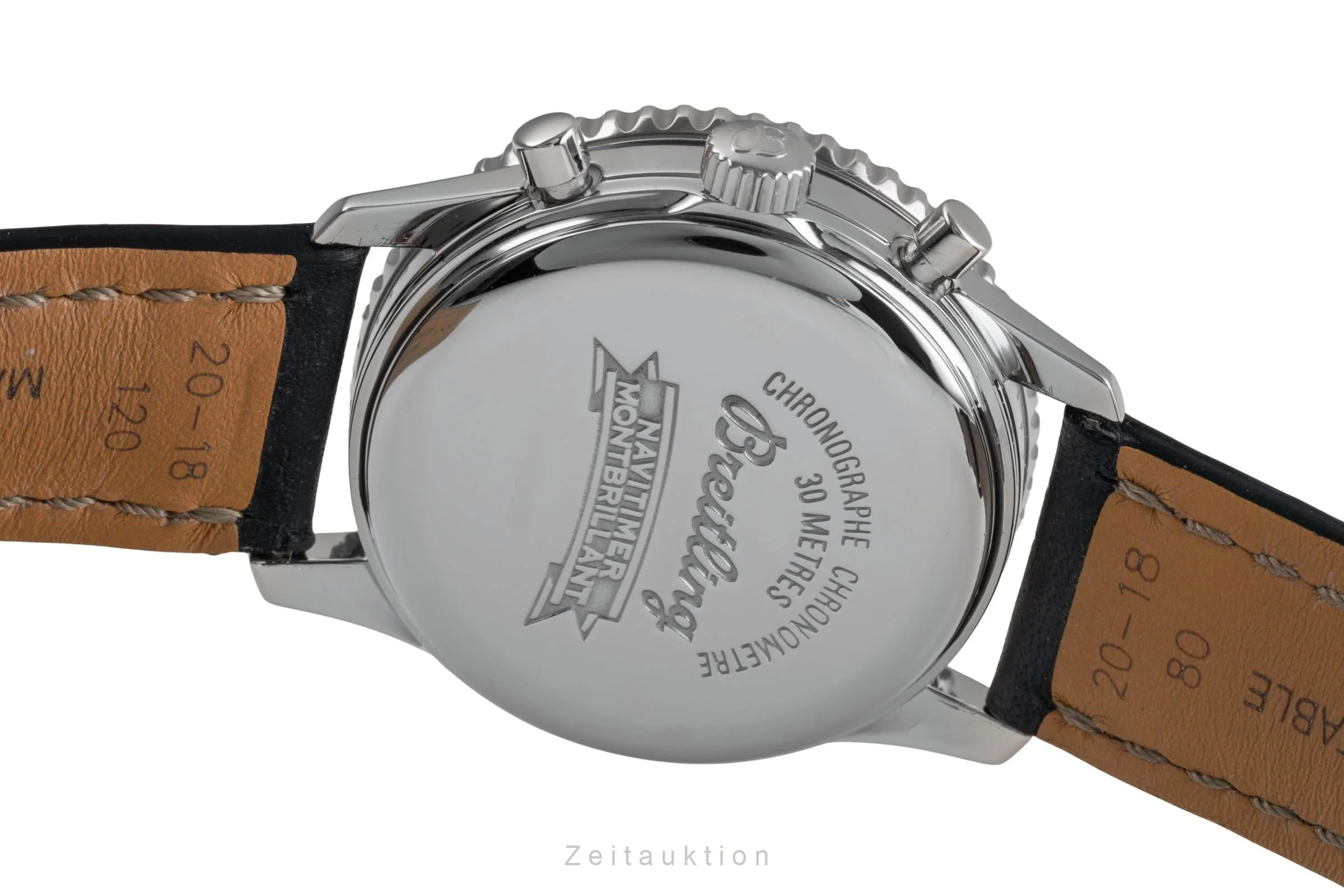Breitling Montbrillant chronograph steel automatic men's watch A41330  [2502981] - Image 12