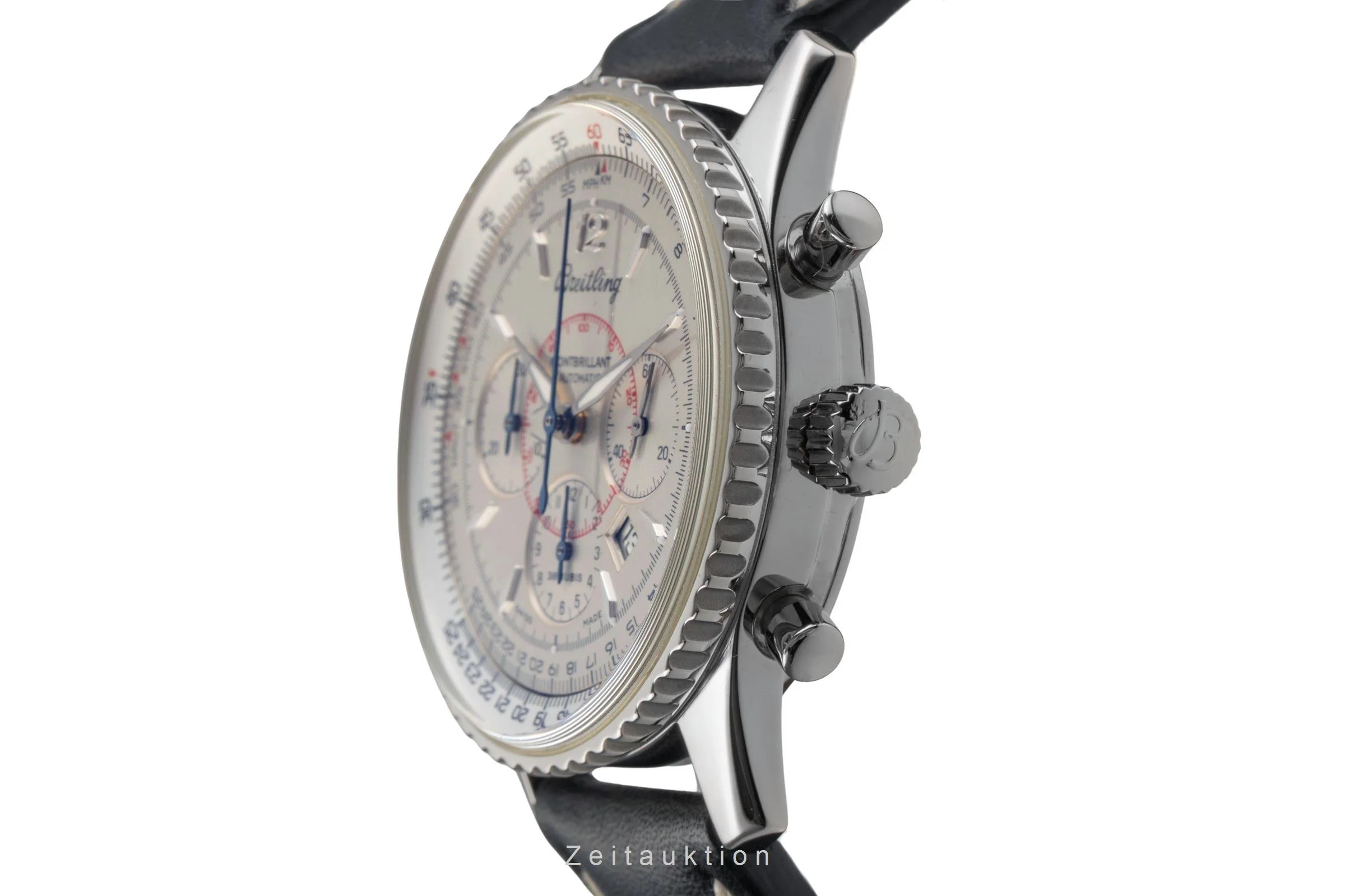 Breitling Montbrillant chronograph steel automatic men's watch A41330  [2502981] - Image 7