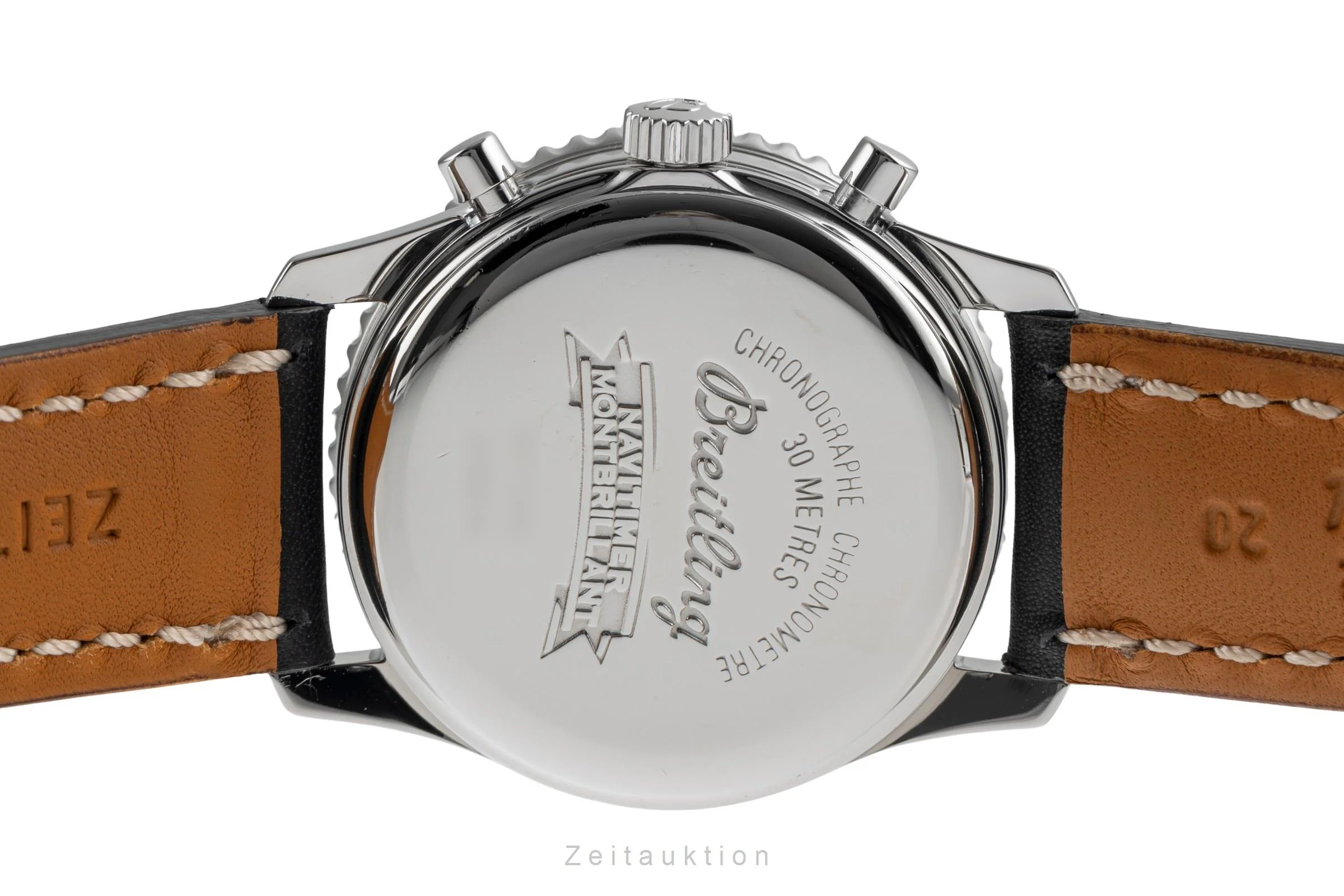 Breitling Montbrillant chronograph steel automatic men's watch A41330  [2504374] - Image 11