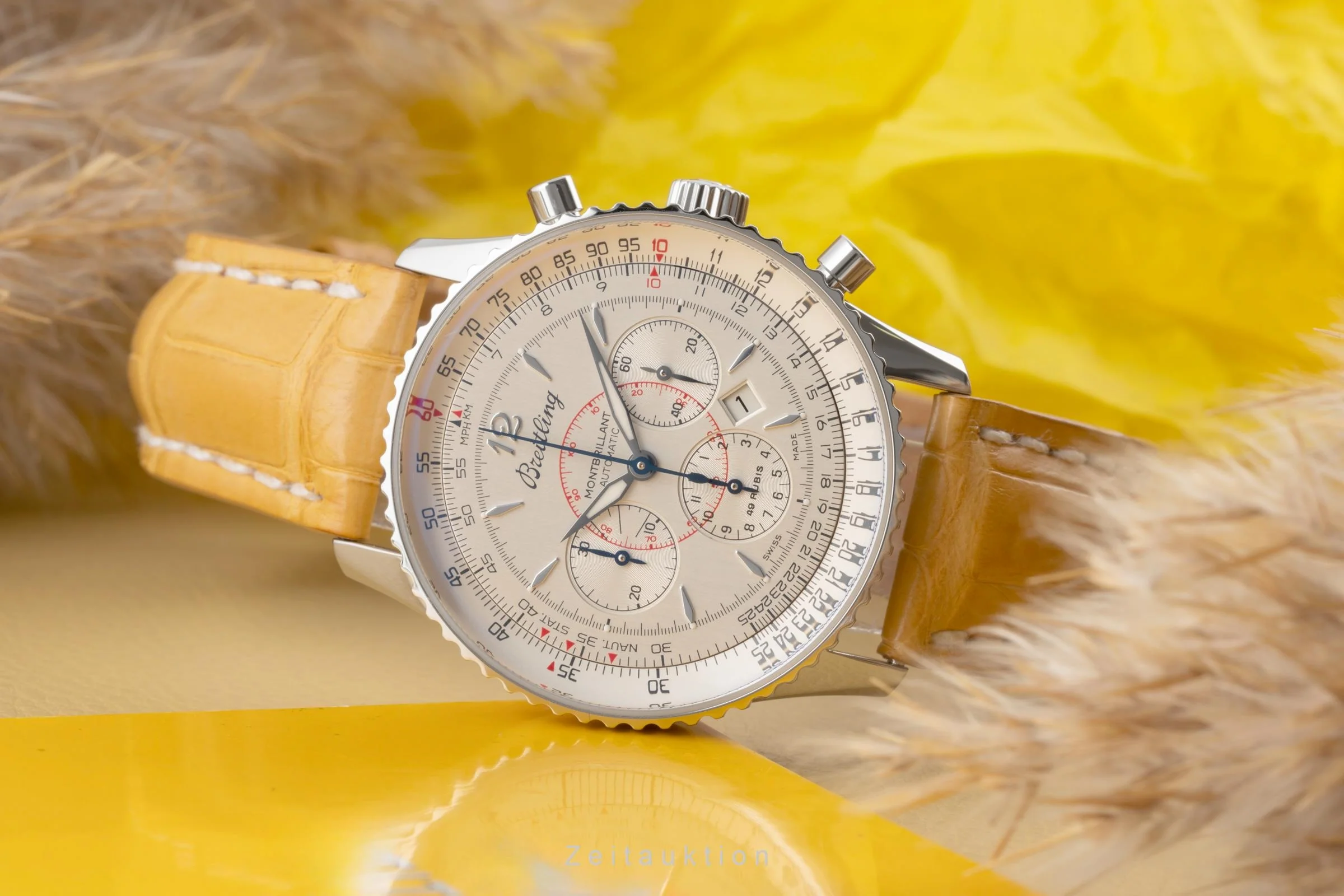 Breitling Montbrillant chronograph steel automatic men's watch A41330  [2504457] - Image 3
