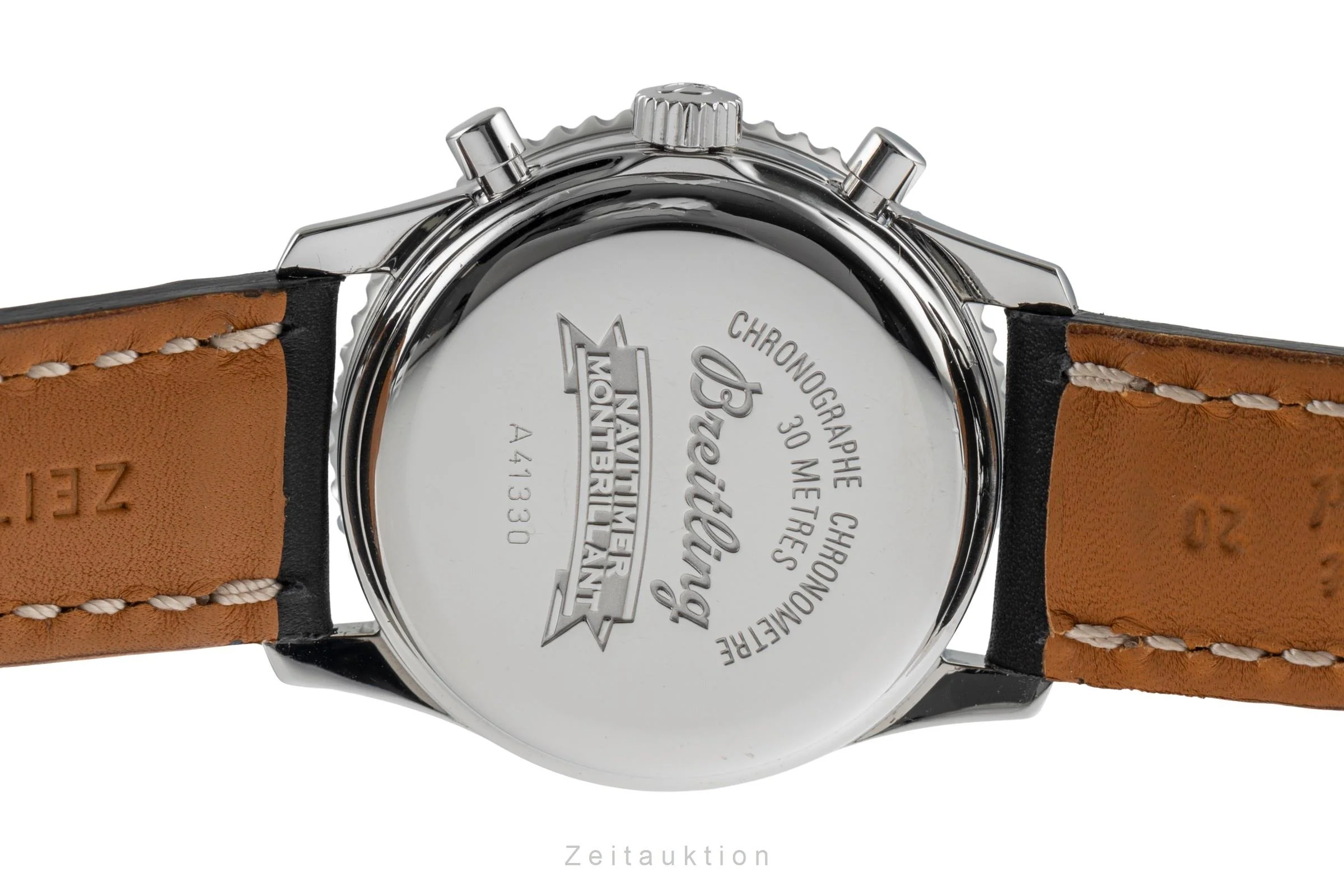 Breitling Montbrillant chronograph steel automatic men's watch A41330  [2504651] - Image 12