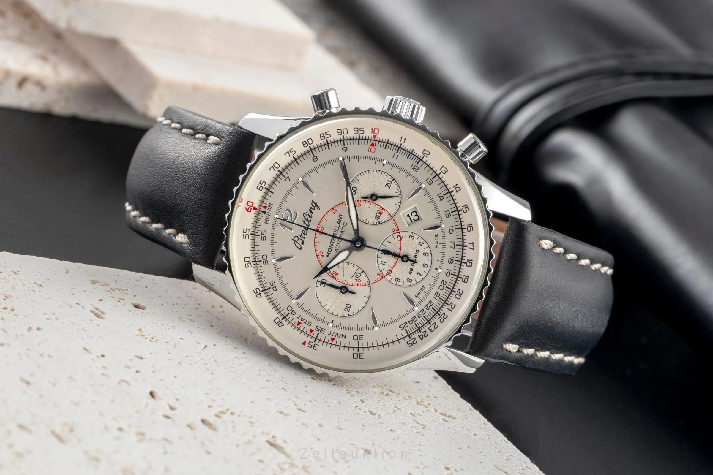 Breitling Montbrillant chronograph steel automatic men's watch A41330  [2504651] - Image 3