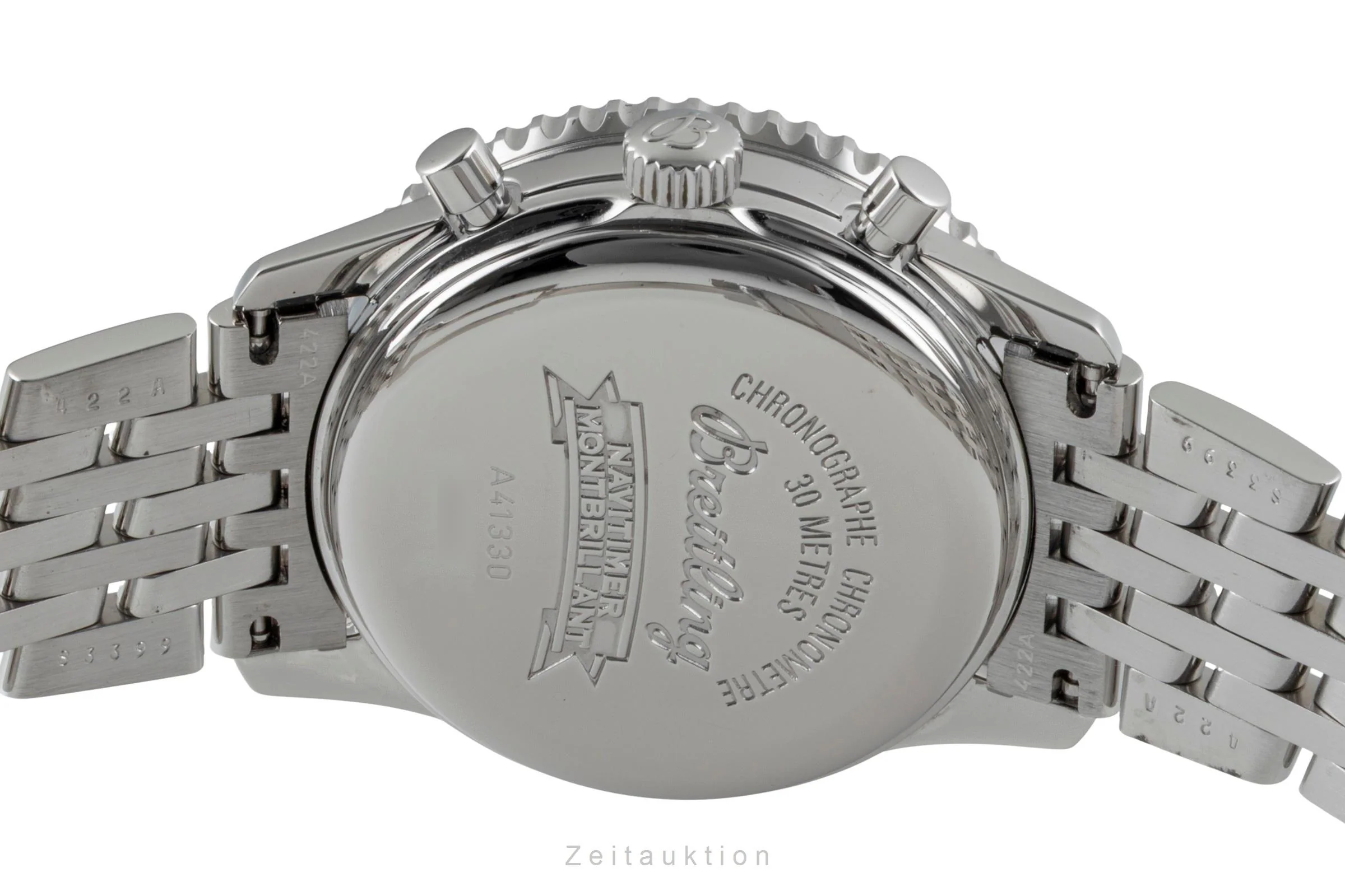 Breitling Montbrillant chronograph steel automatic men's watch A41330  [2600872] - Image 11