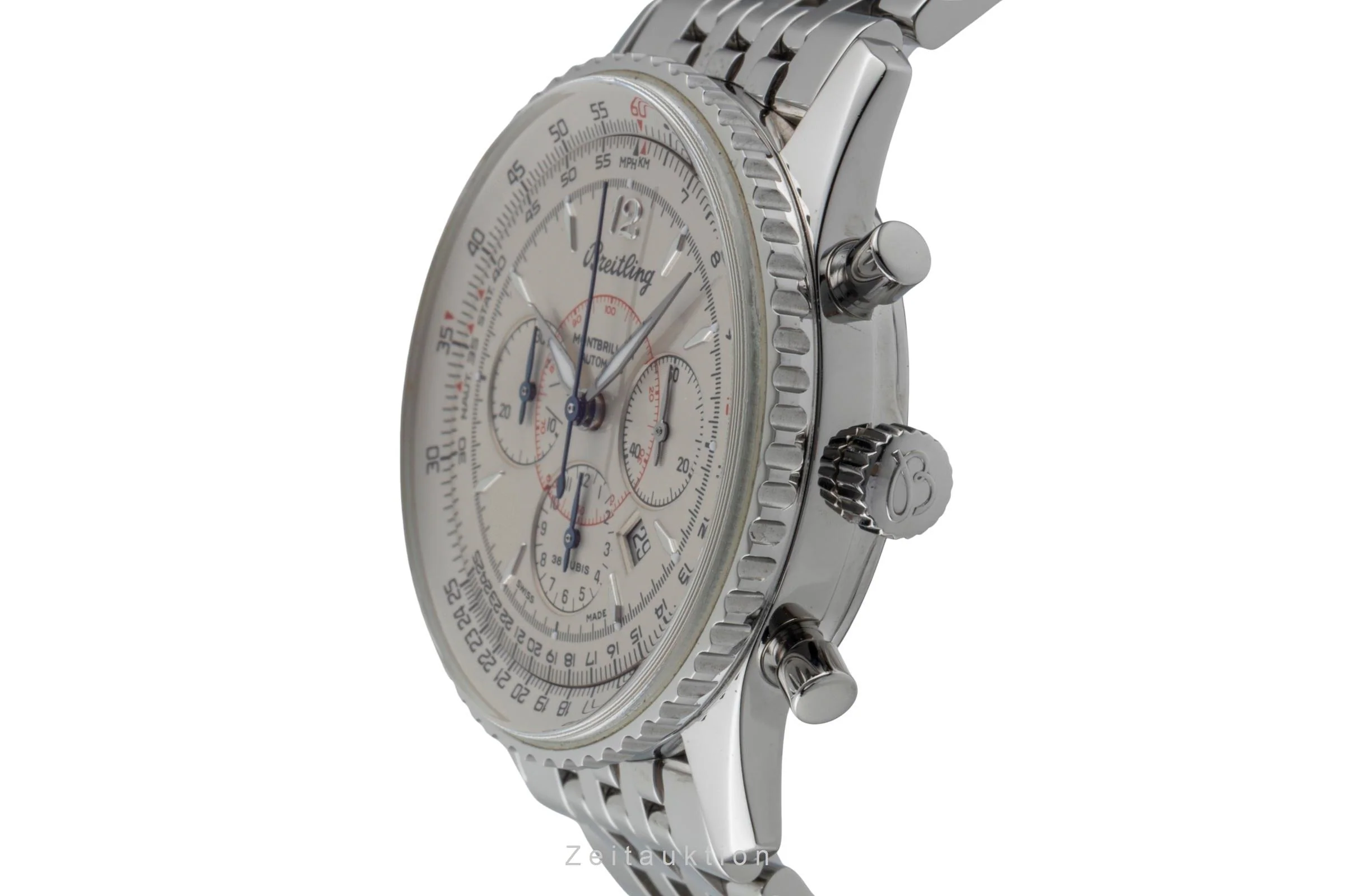 Breitling Montbrillant chronograph steel automatic men's watch A41330  [2600872] - Image 7