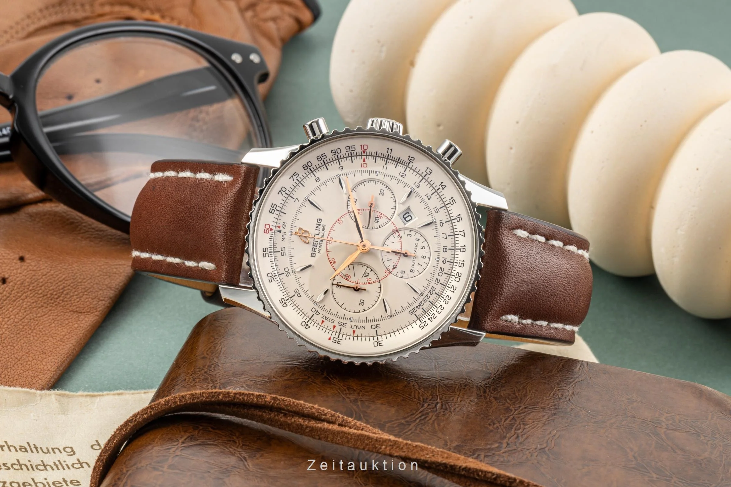 Breitling Montbrillant chronograph steel automatic men's watch A41370  [2207340] - Image 2