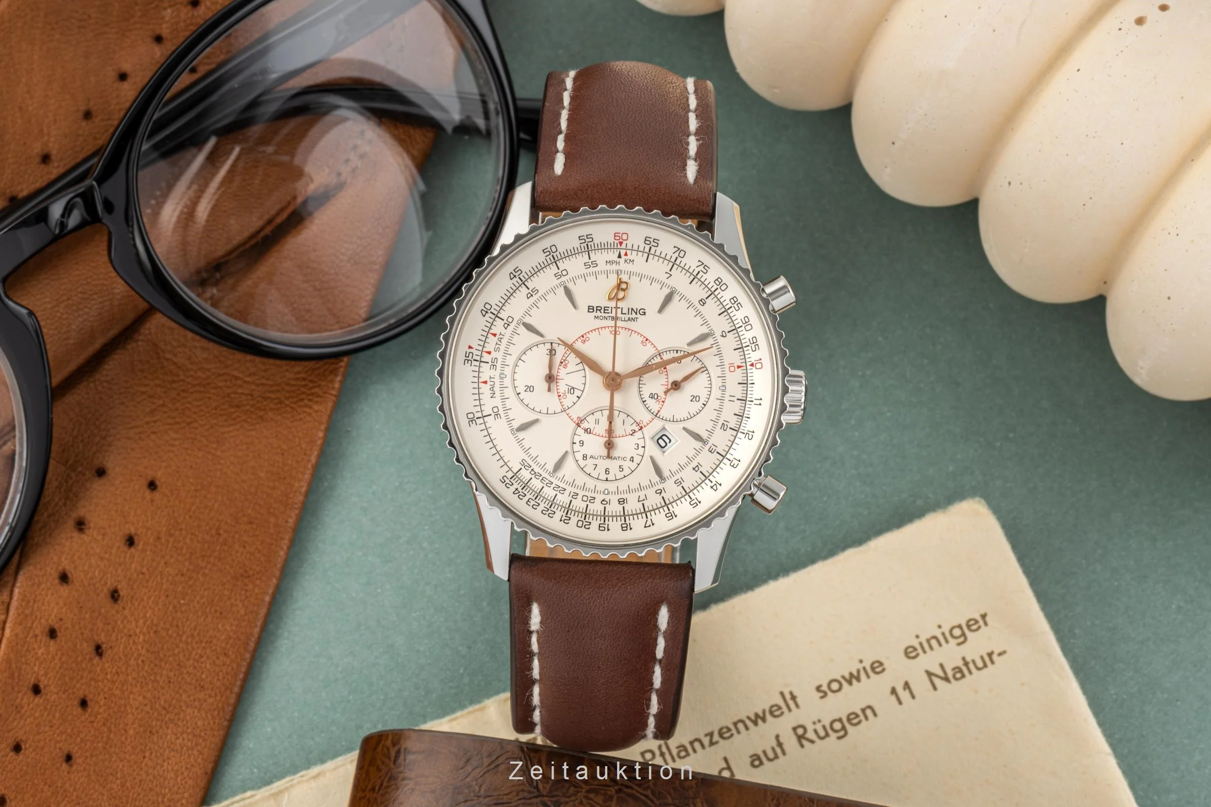 Breitling Montbrillant chronograph steel automatic men's watch A41370  [2207340] - Image 3
