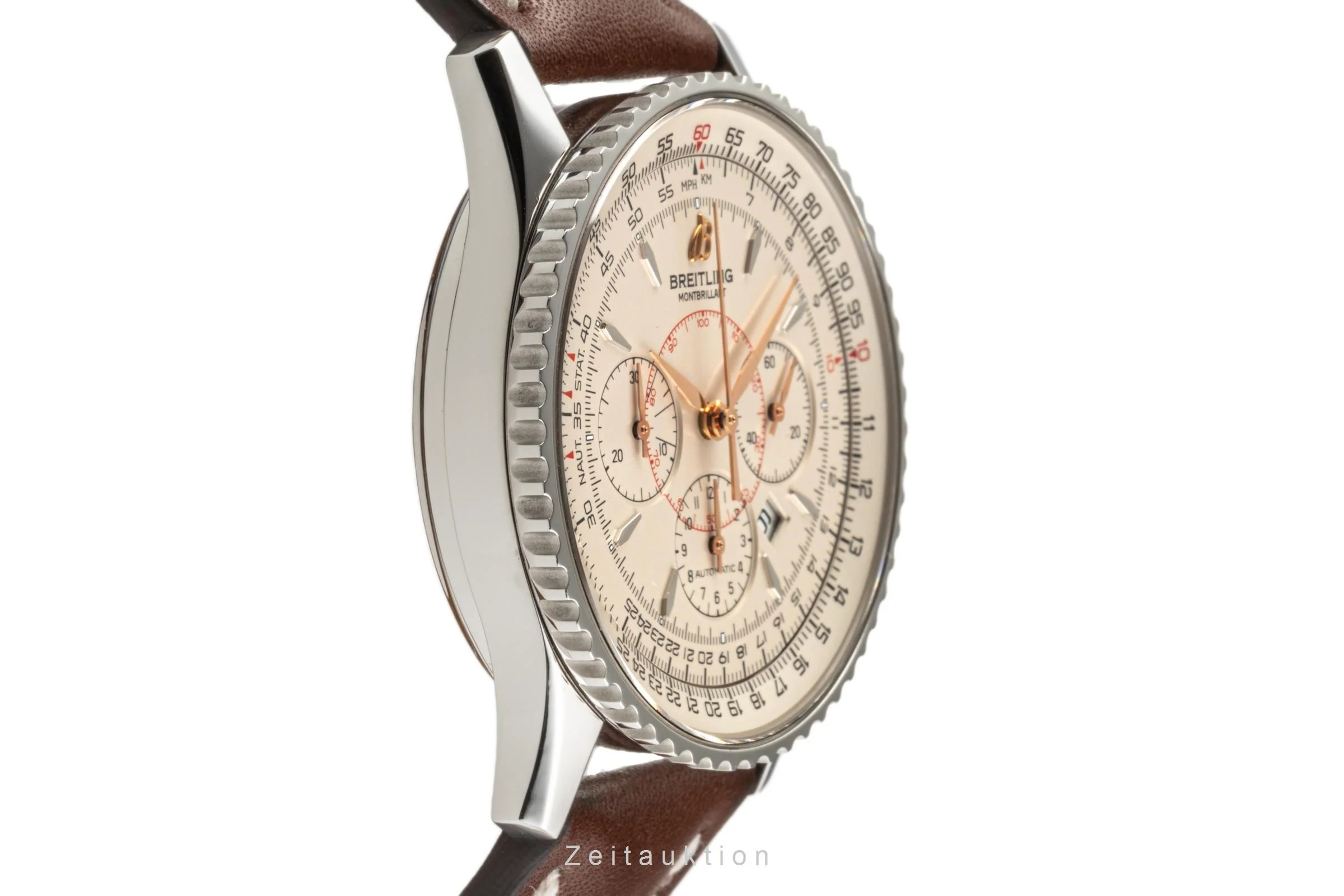 Breitling Montbrillant chronograph steel automatic men's watch A41370  [2207340] - Image 7