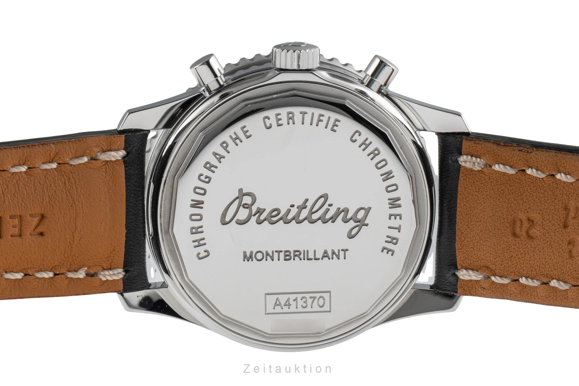 Breitling Montbrillant chronograph steel automatic men's watch A41370  [2504455] - Image 12