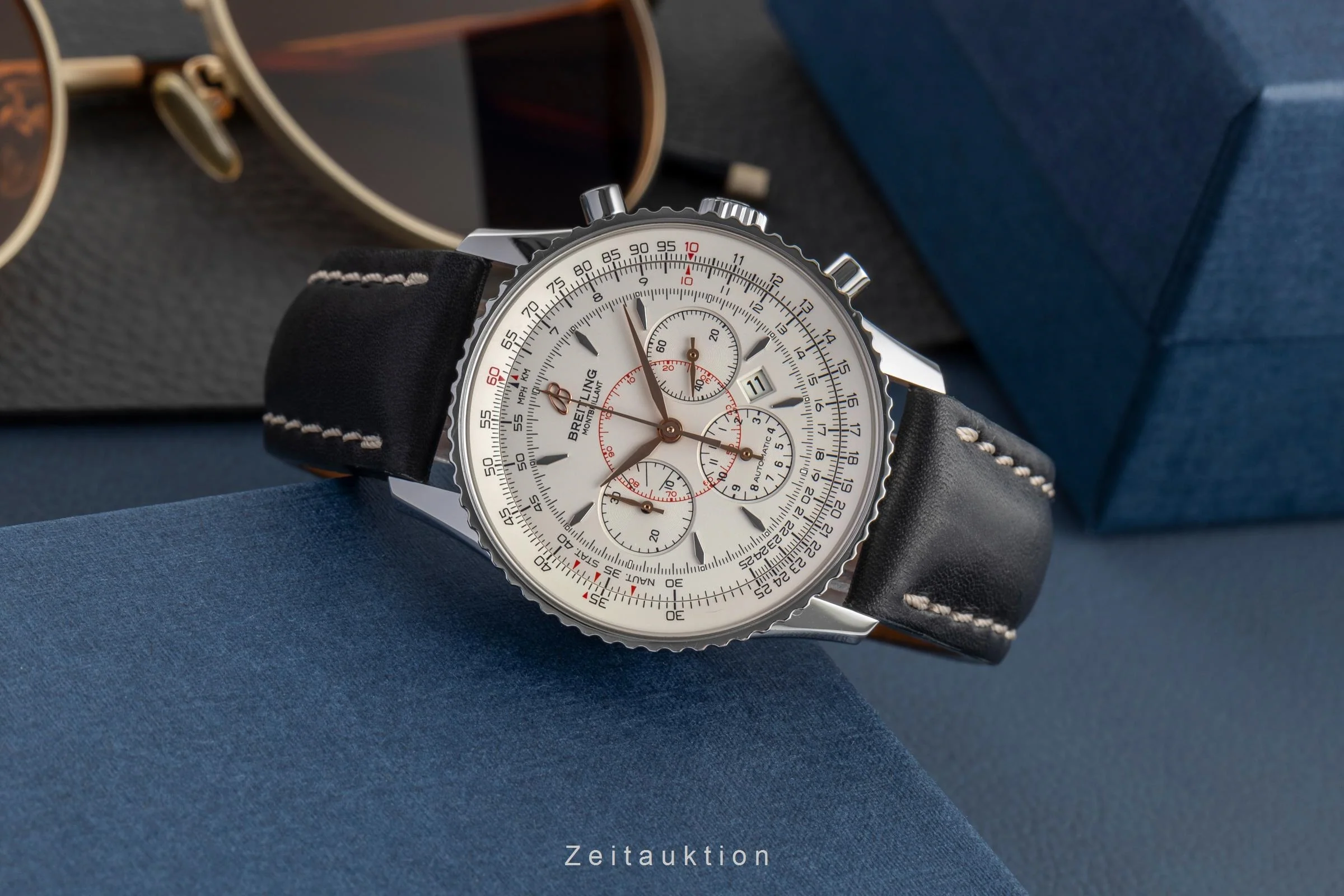 Breitling Montbrillant chronograph steel automatic men's watch A41370  [2504455] - Image 3