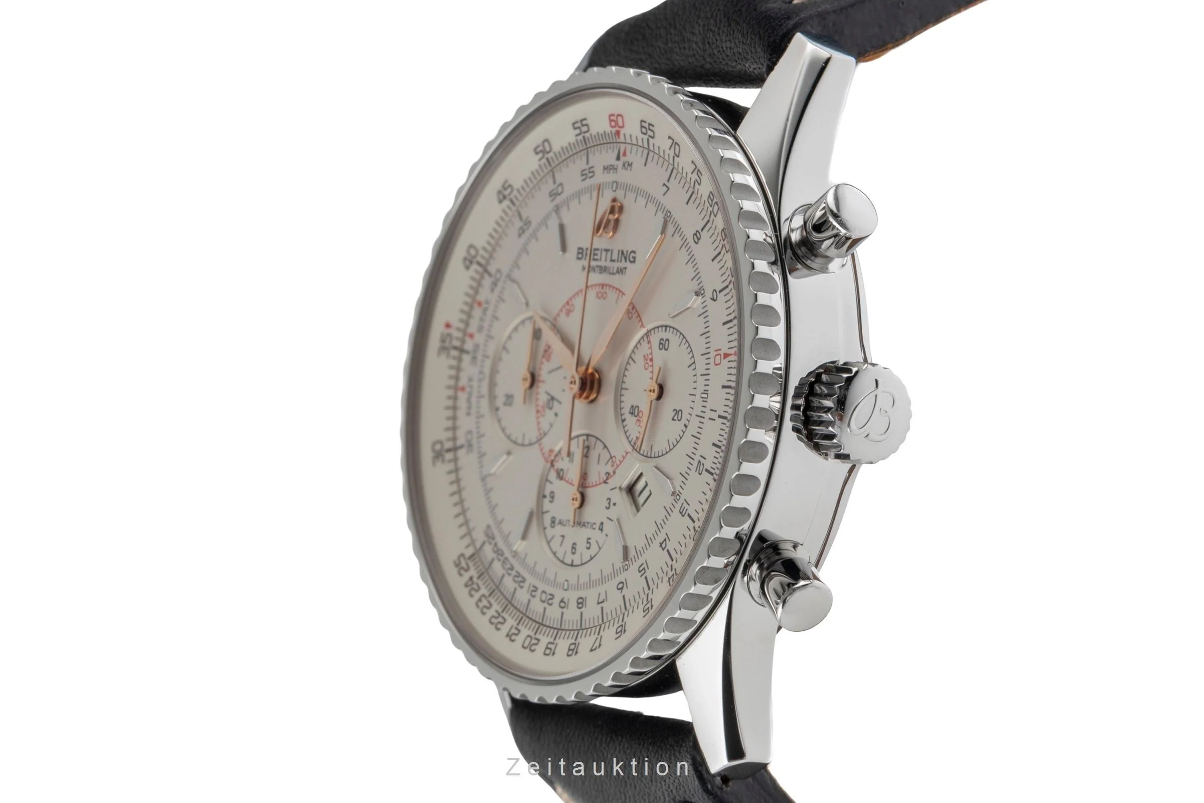 Breitling Montbrillant chronograph steel automatic men's watch A41370  [2504455] - Image 7