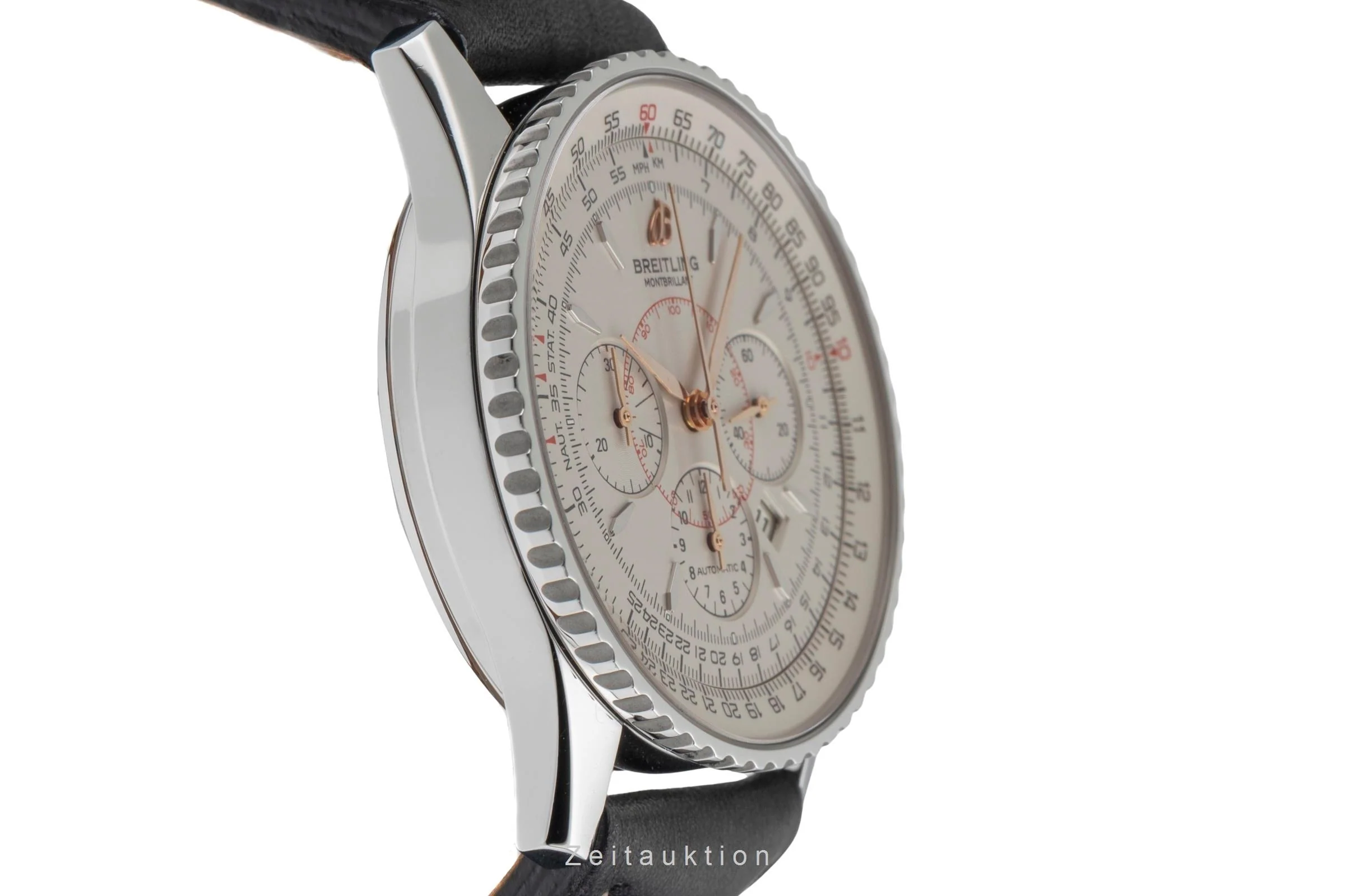Breitling Montbrillant chronograph steel automatic men's watch A41370  [2504455] - Image 8