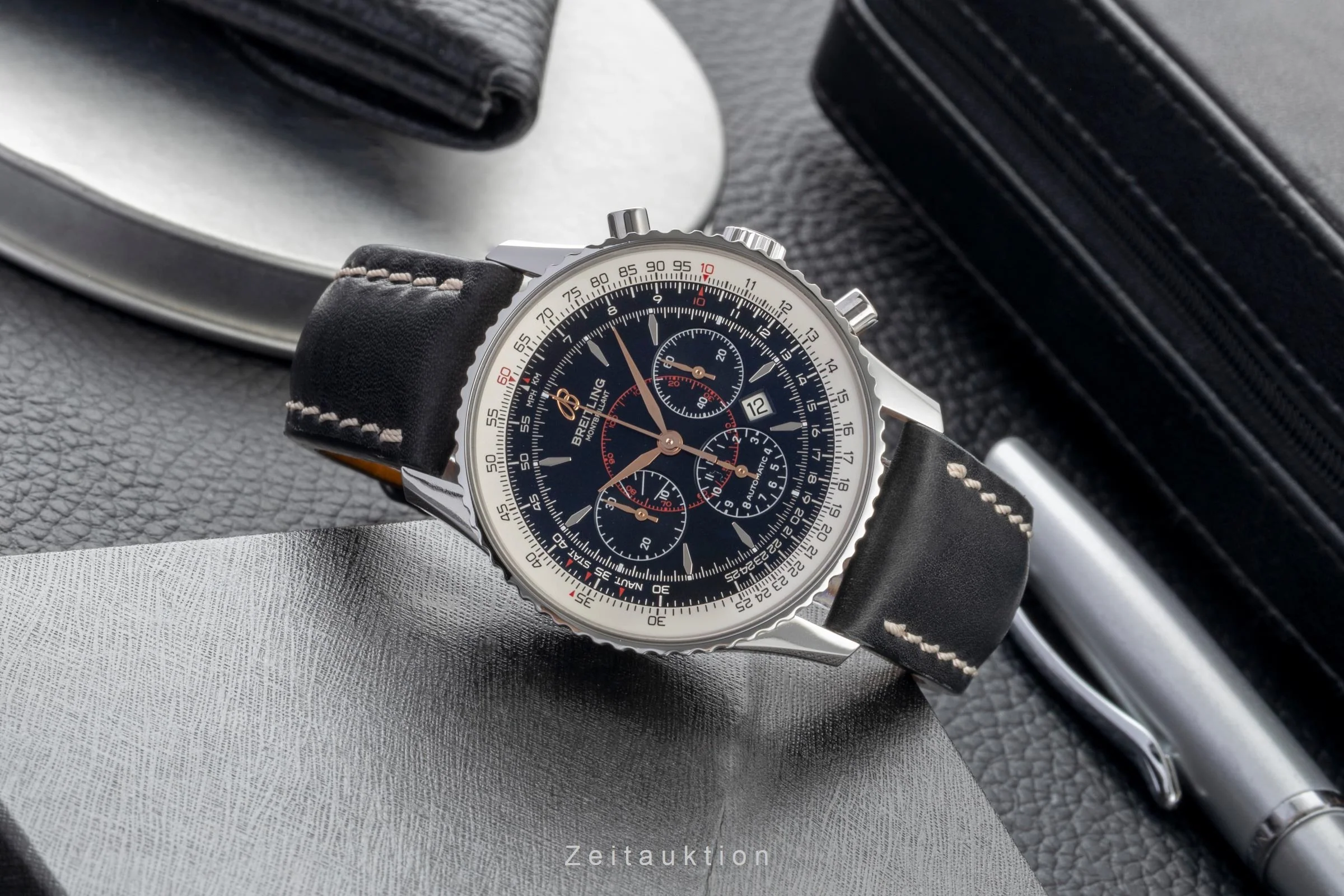Breitling Montbrillant chronograph steel automatic men's watch A41370  [2600440] - Image 3