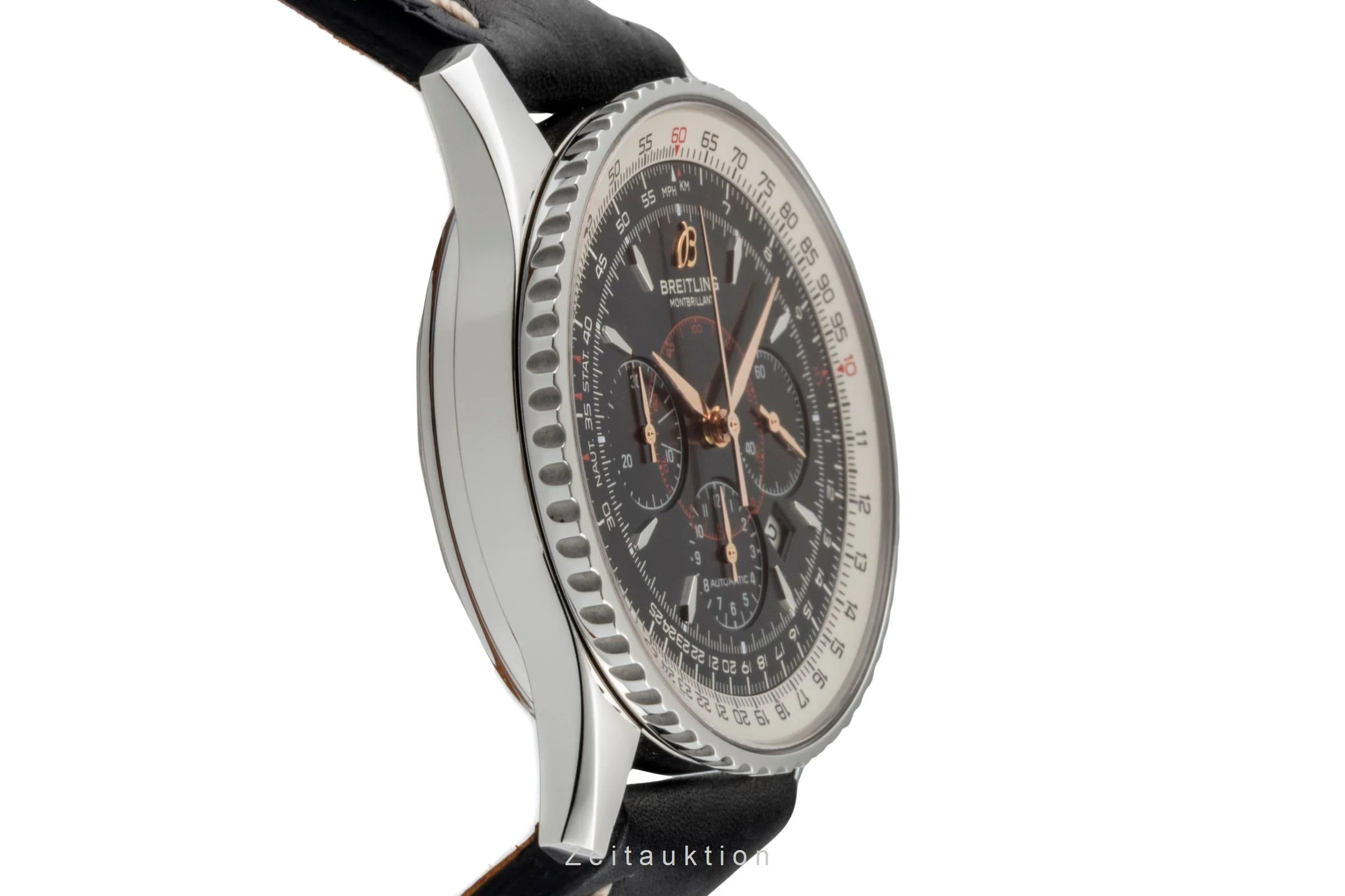 Breitling Montbrillant chronograph steel automatic men's watch A41370  [2600440] - Image 8