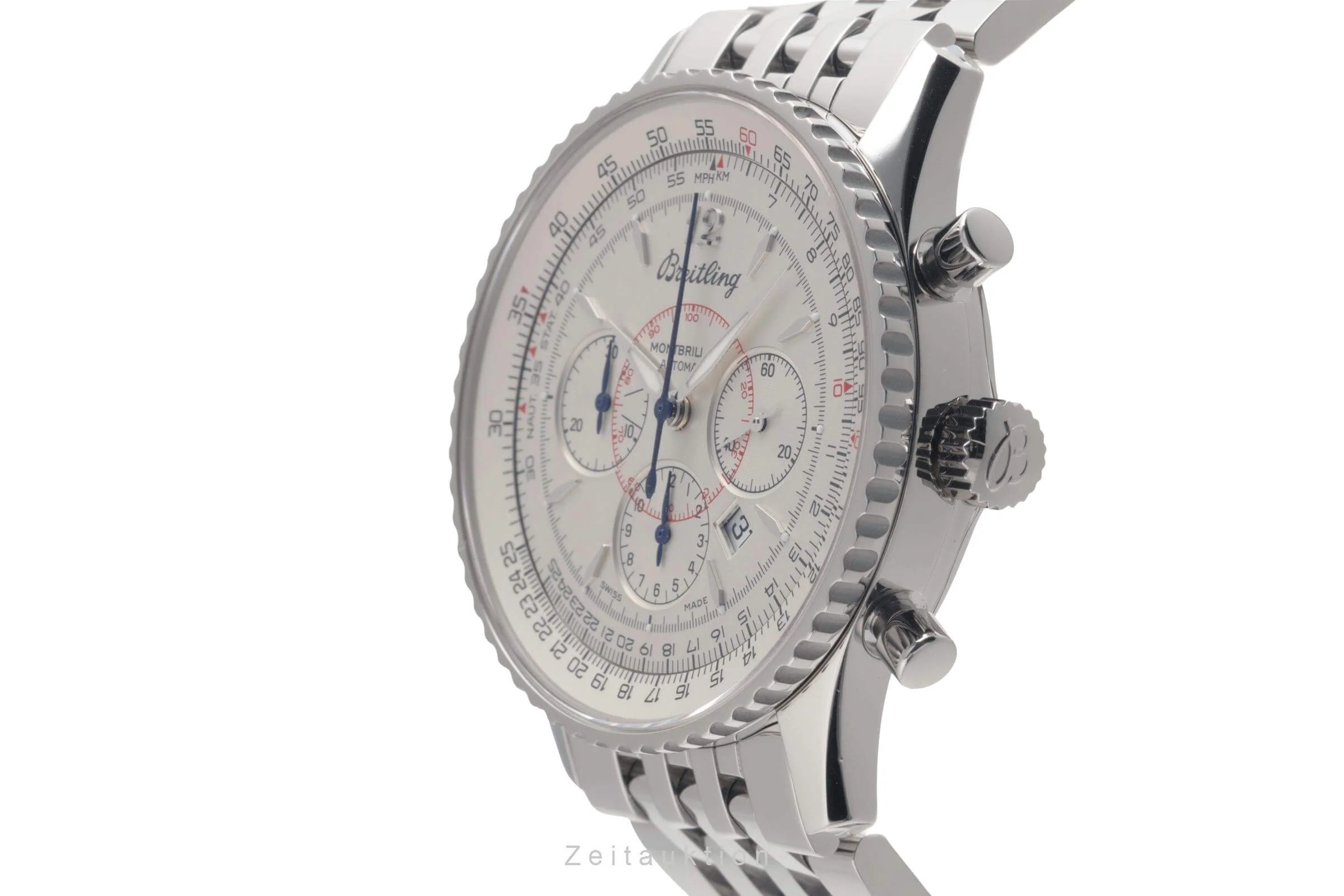 Breitling Montbrillant chronograph steel automatic men's watch A4137012/G789 LP: 9300EUR  [2501408] - Image 7