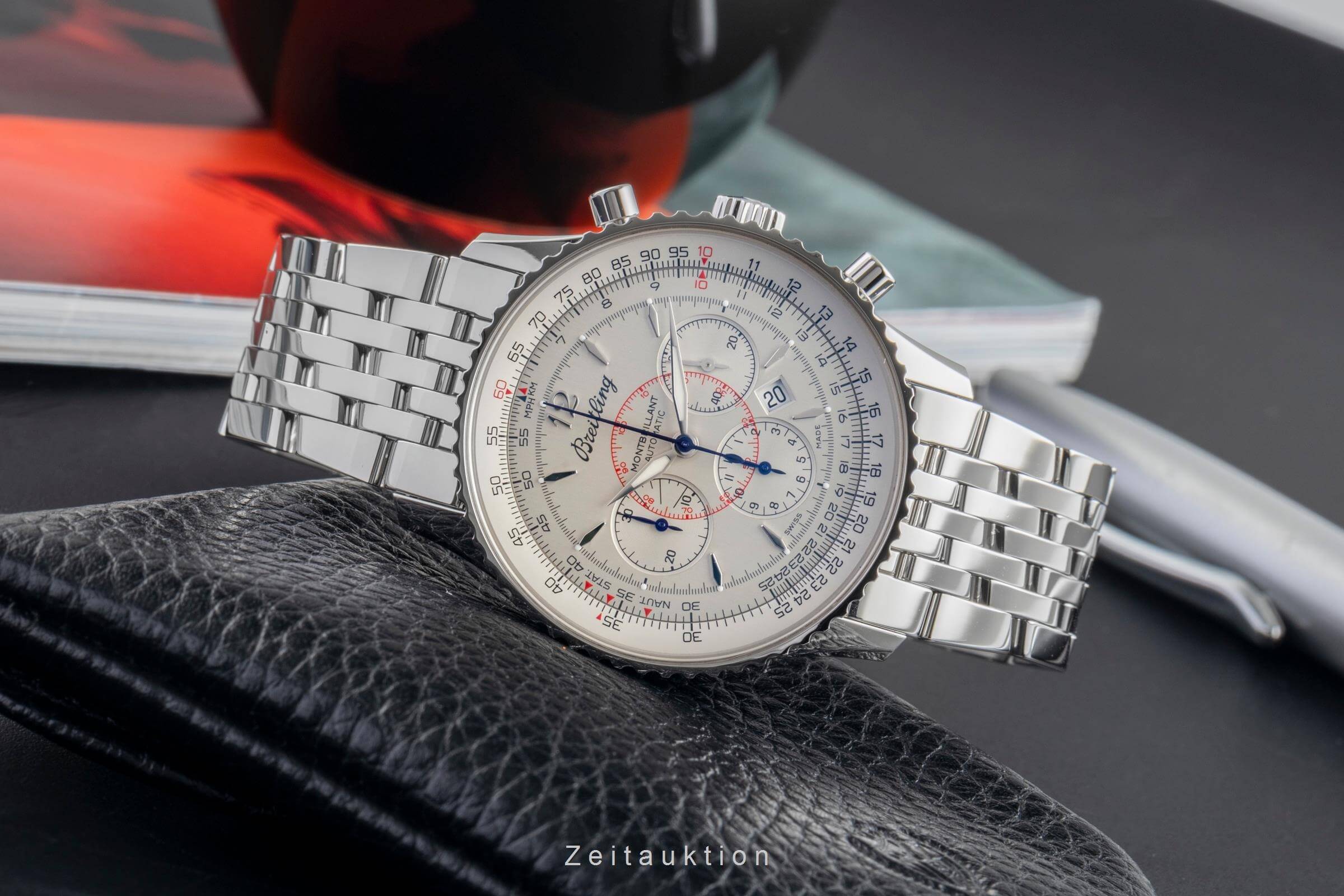 Breitling Montbrillant chronograph steel automatic men's watch A4137012/G789 LP: 9300EUR  [2501747] - Image 3