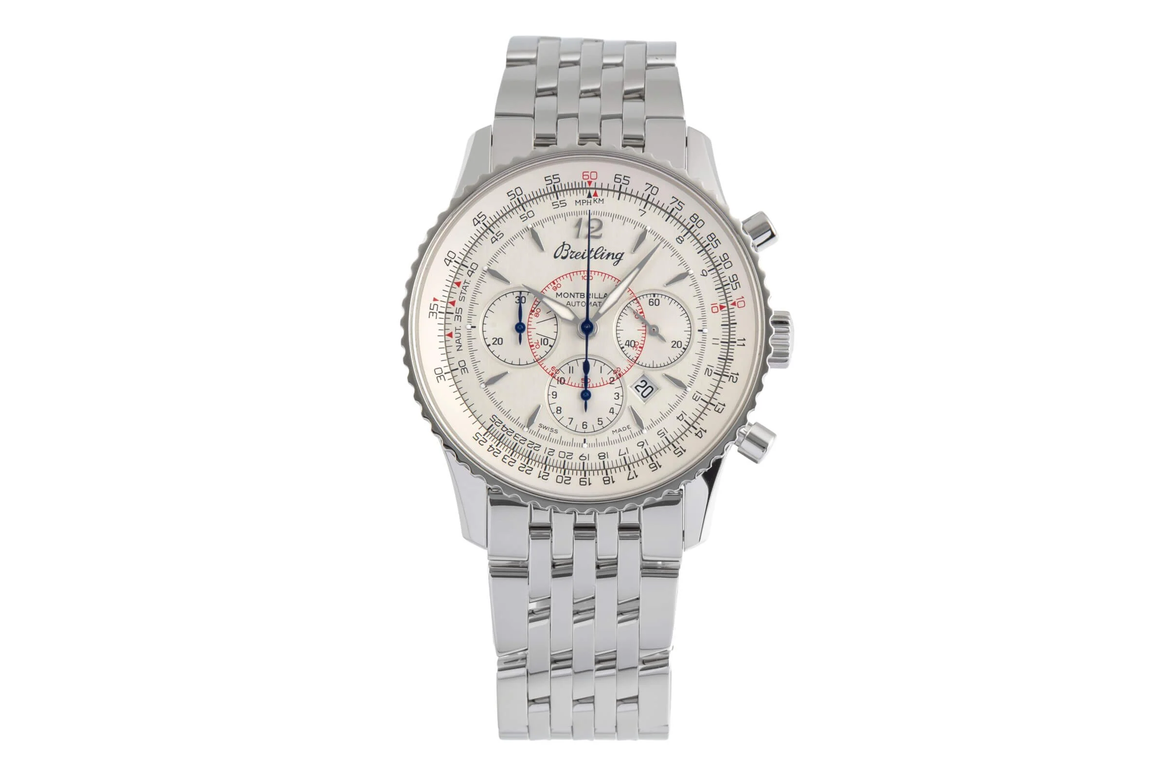 Breitling Montbrillant chronograph steel automatic men's watch A4137012/G789 LP: 9300EUR  [2501747] - Image 5