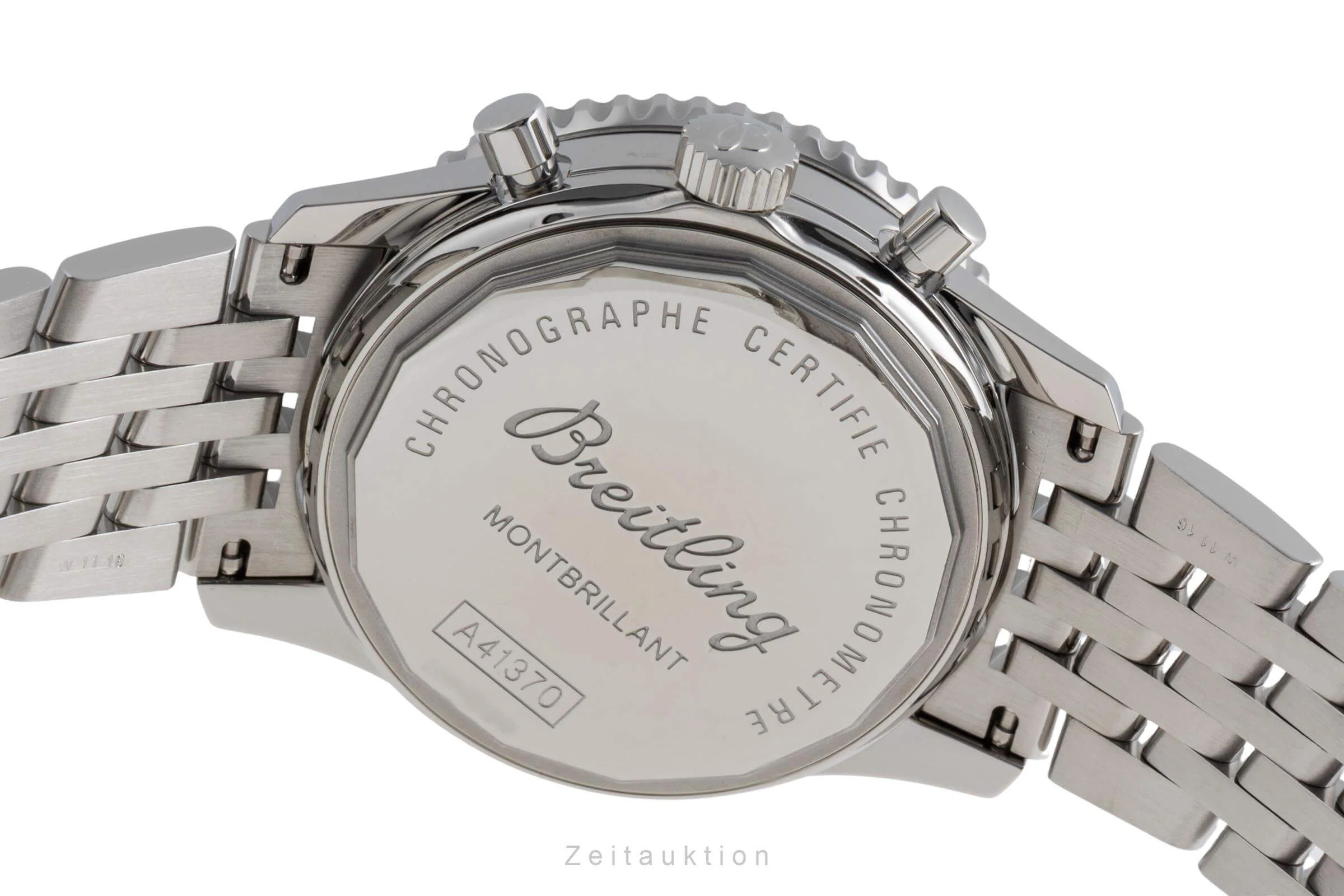 Breitling Montbrillant chronograph steel automatic men's watch A4137012/G789  [2502269] - Image 10