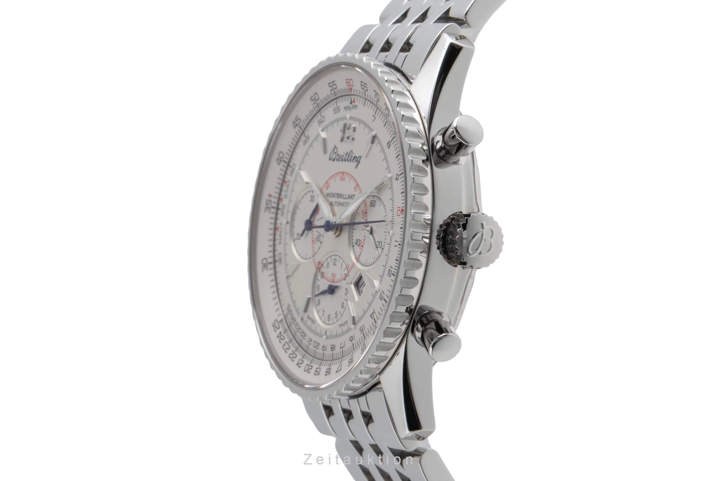 Breitling Montbrillant chronograph steel automatic men's watch A4137012/G789  [2502269] - Image 7