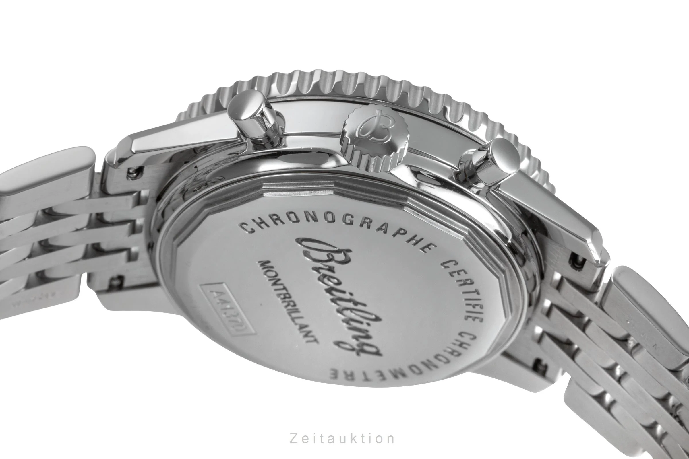 Breitling Montbrillant chronograph steel automatic men's watch A4137012/G789  [2503922] - Image 11
